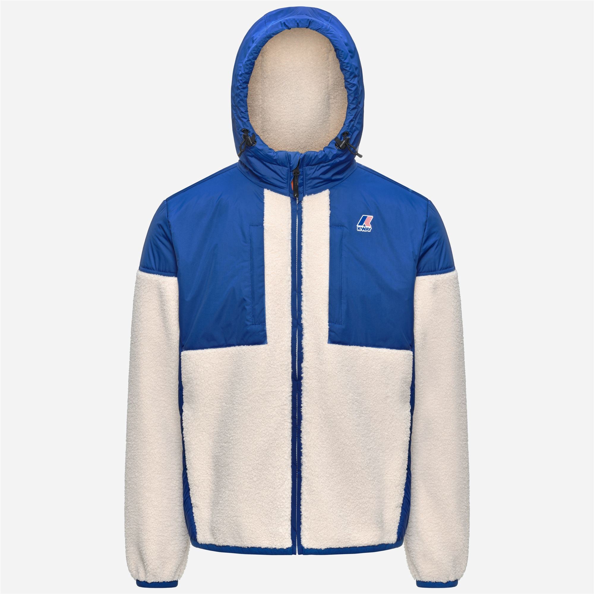 k-way-samson-4-0-orsetto-polaire-sherpa-zipp-e-unisexe-blue-royal-marine-white-t image 5