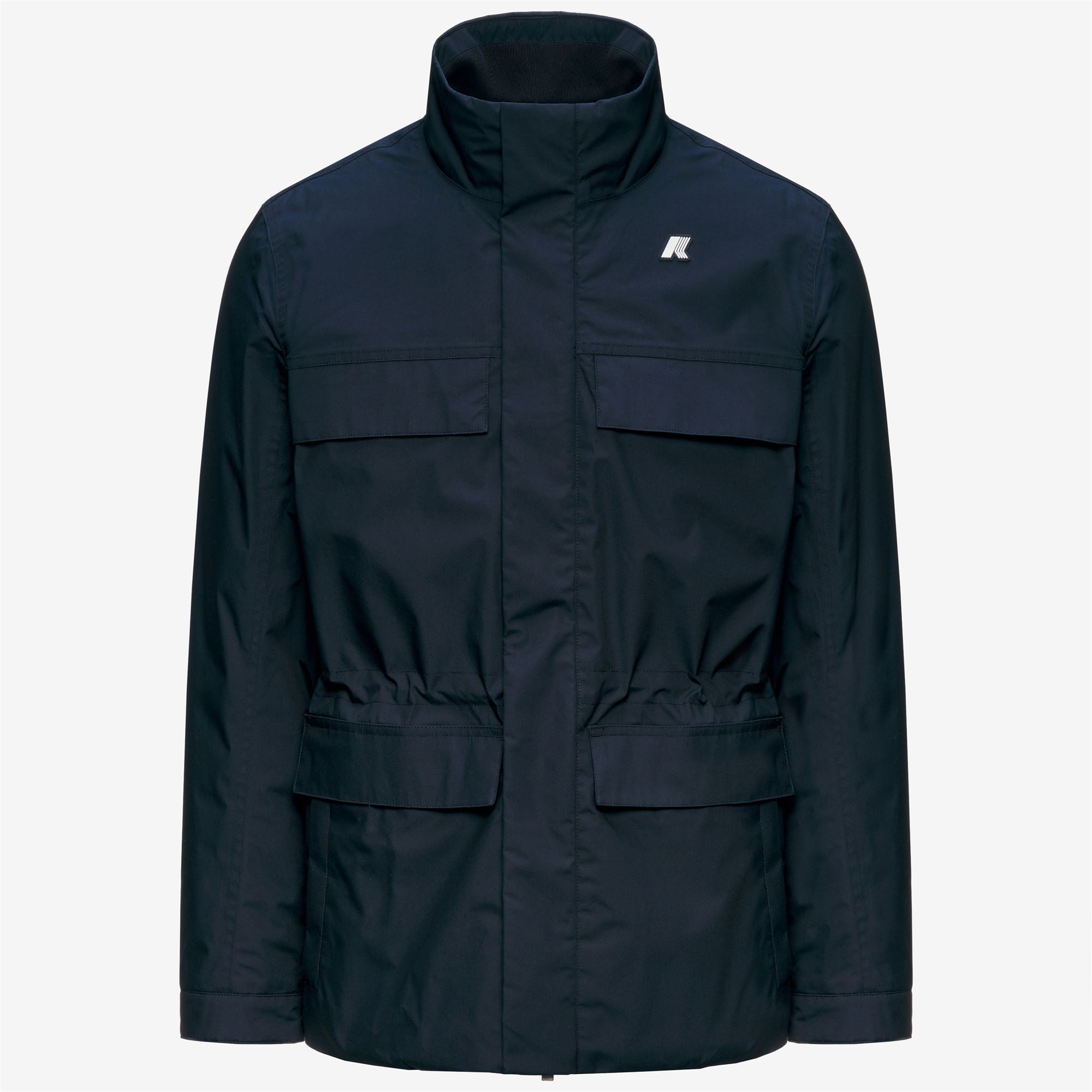 k-way-manuene-warm-micro-canvas-veste-homme-blue-depth image 5