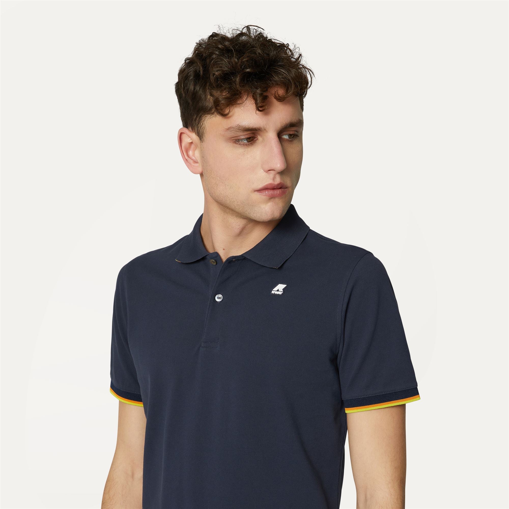k-way-vincent-polo-homme-blue-depth image 4