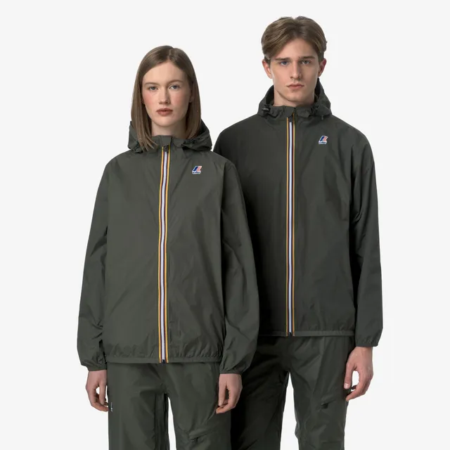 k-way-le-vrai-4-0-claude-veste-milieu-unisexe-green-blackish image 1
