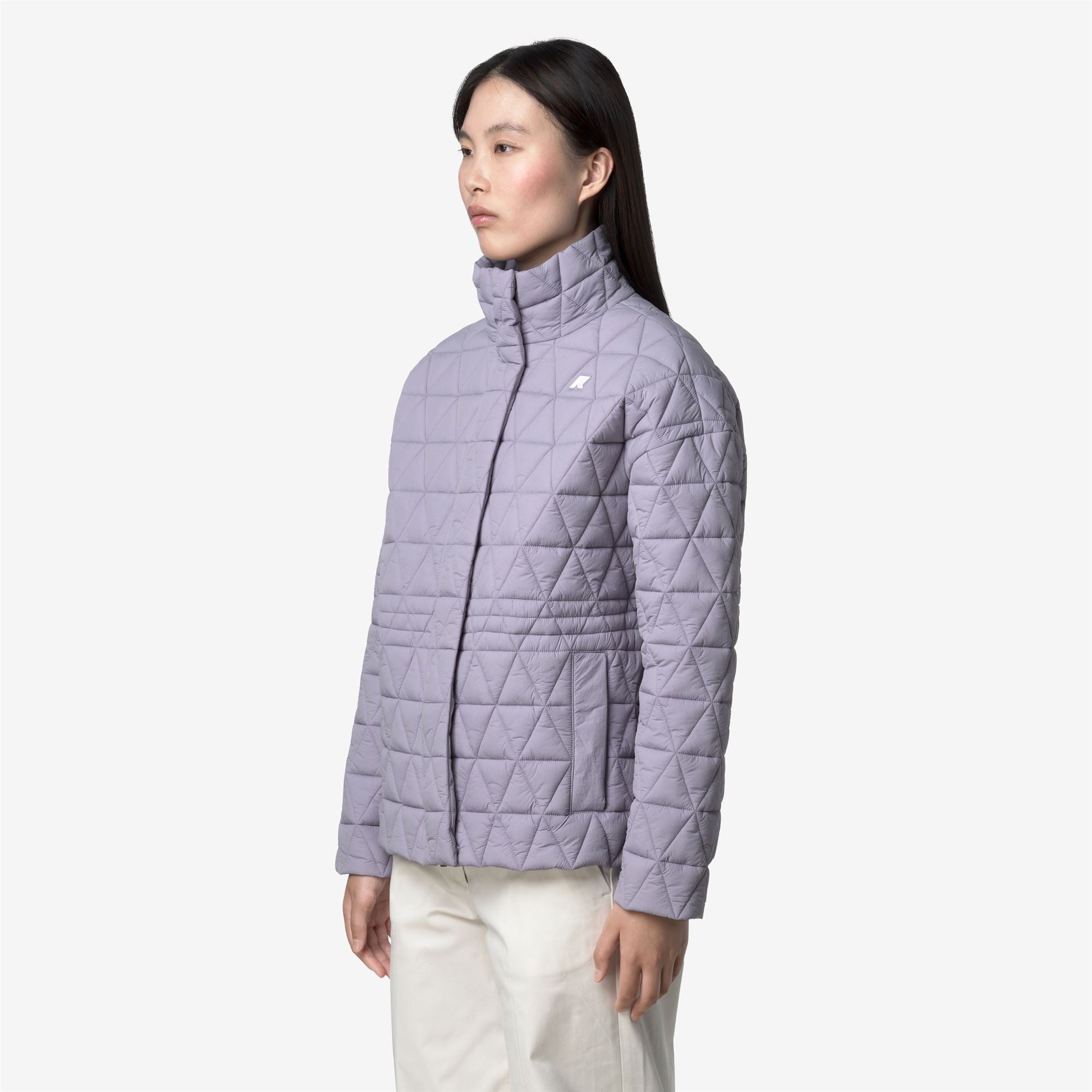 k-way-selene-diamond-quilted-warm-veste-mi-longue-femme-violet-lavender image 2