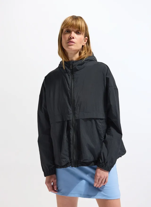 pyrenex-yoko-coupe-vent-court-femme-tissu-recycl-black image 1