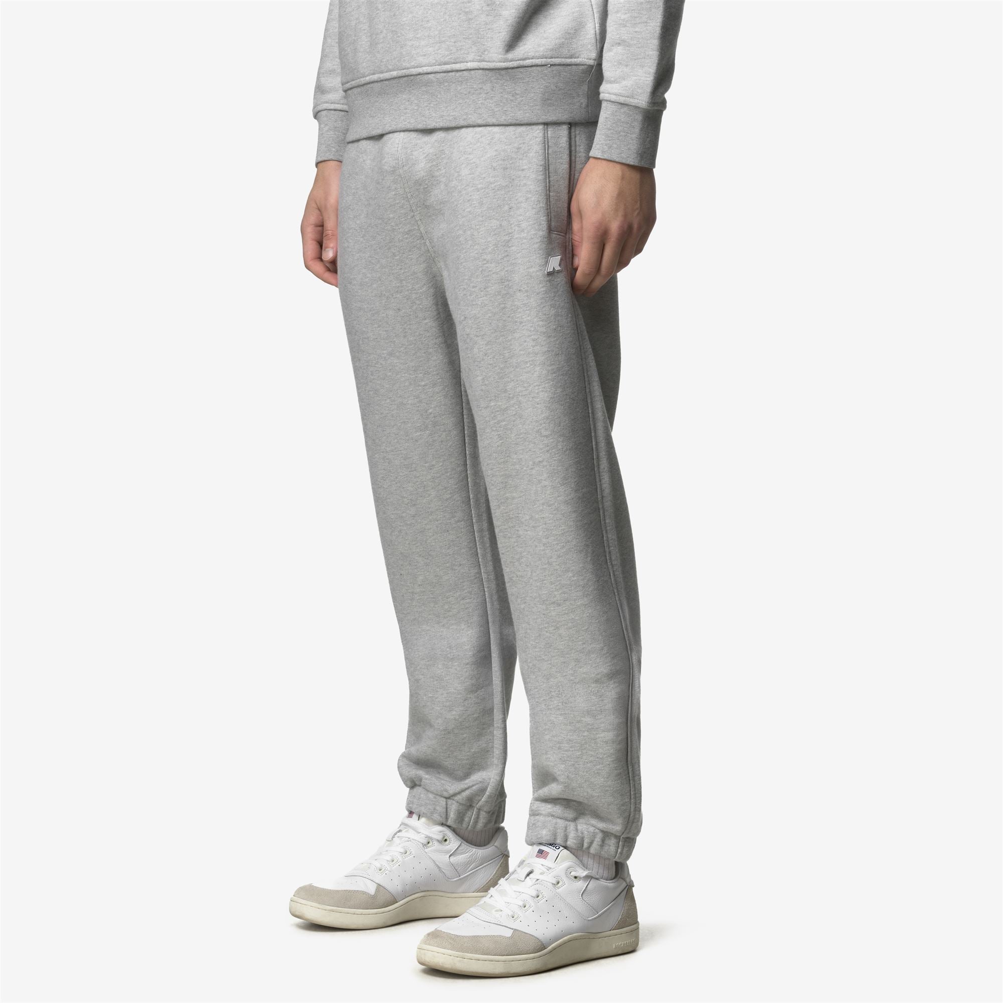 k-way-mickyel-heavy-fleece-pantalon-jogging-homme-grey-mel image 2