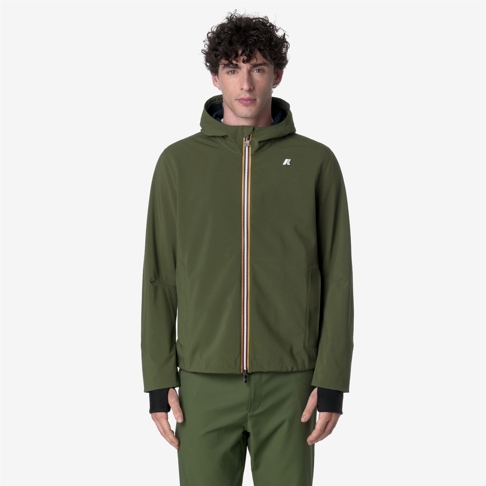 k-way-jacko-bonded-veste-courte-homme-green-c-blue-d image 6