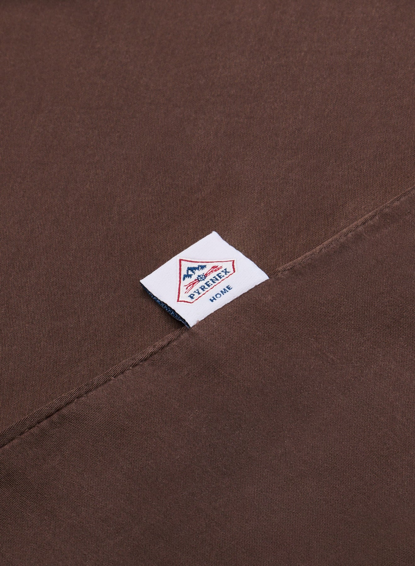 pyrenex-lily-drap-housse-marron-chocolat-coton-bio-tencel image 2