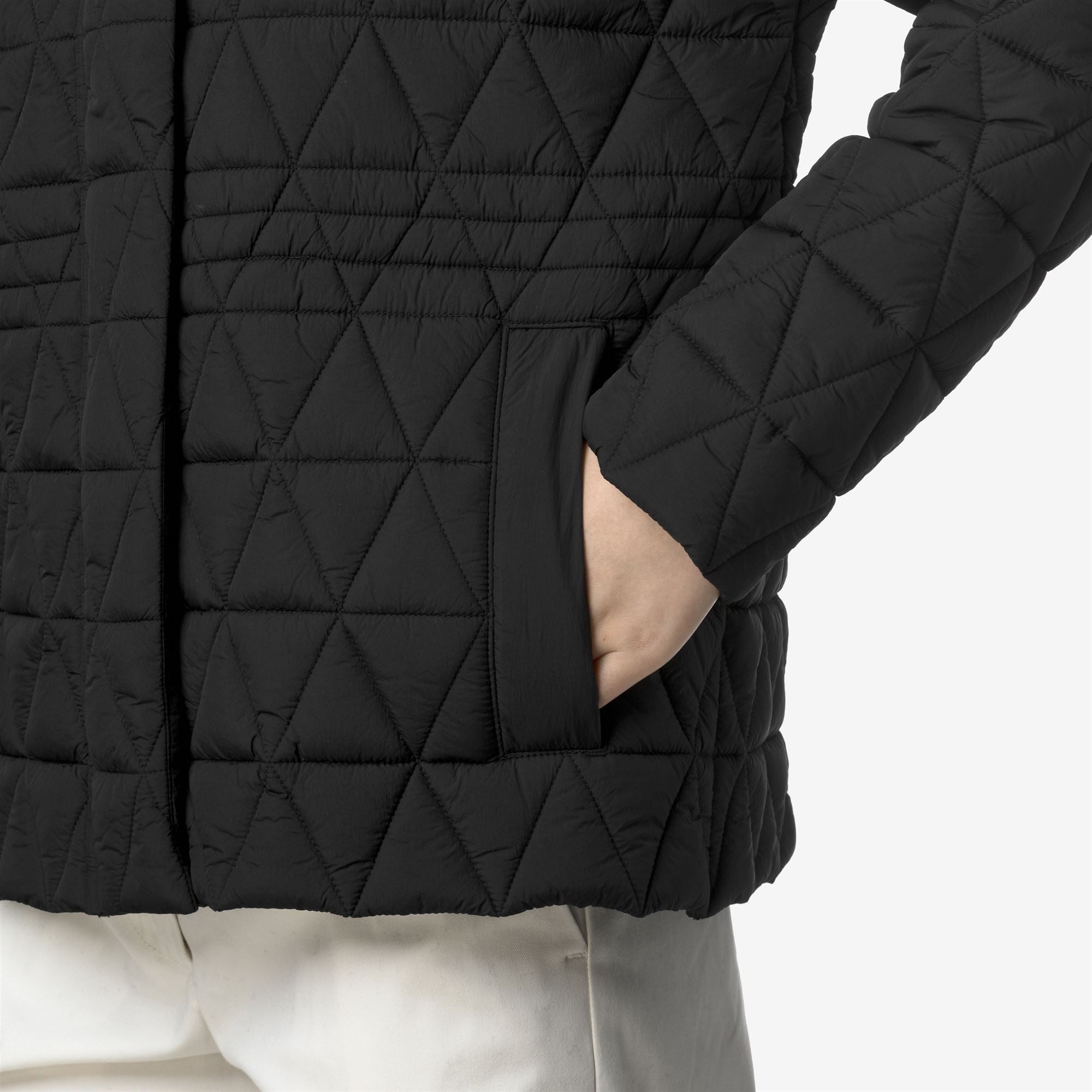 k-way-selene-diamond-quilted-warm-veste-mi-longue-femme-black-pure image 4
