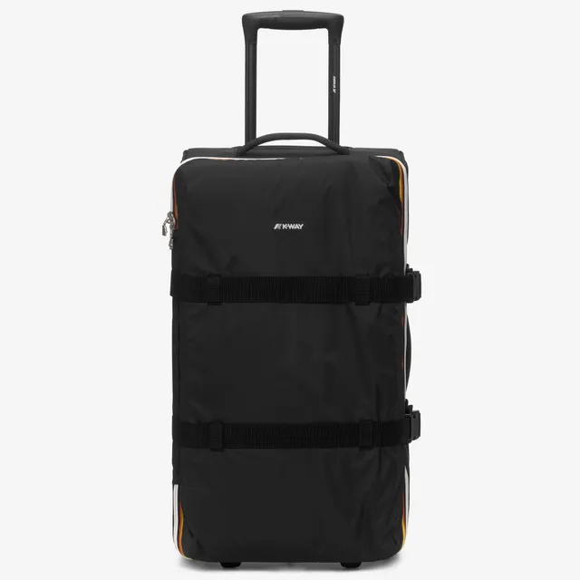 k-way-blossac-m-valise-trolley-de-voyage-unisexe-black-pure image 1