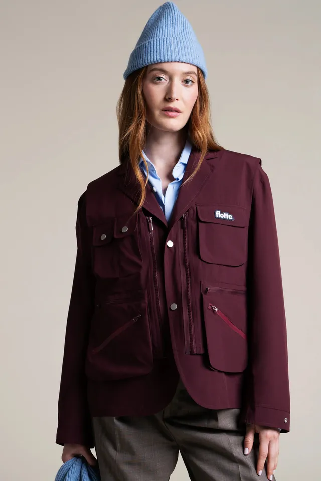 flotte-wagram-veste-imperm-able-3-en-1-gilet-blazer-multipoche image 1
