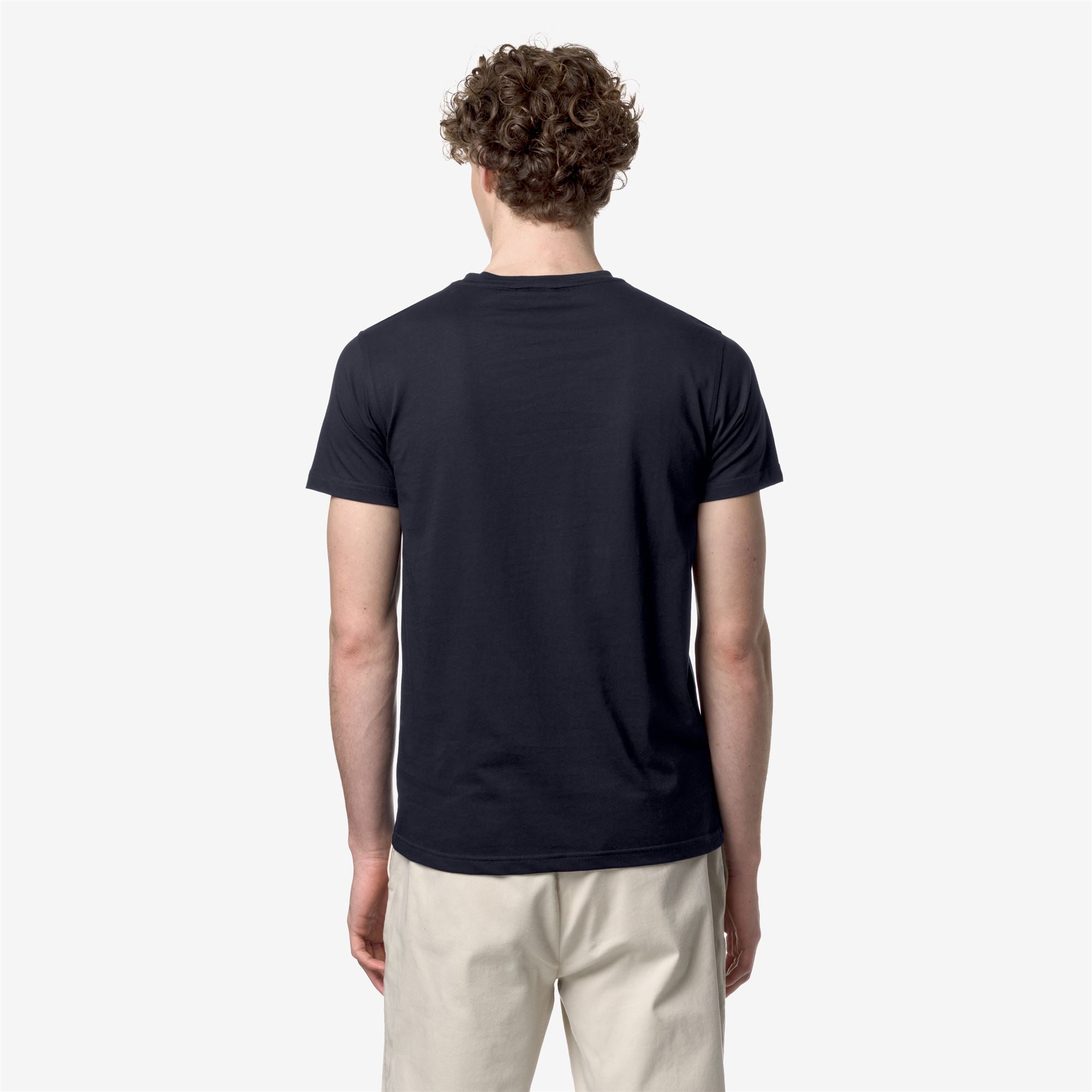 k-way-sigur-t-shirt-homme-blue-depth image 3