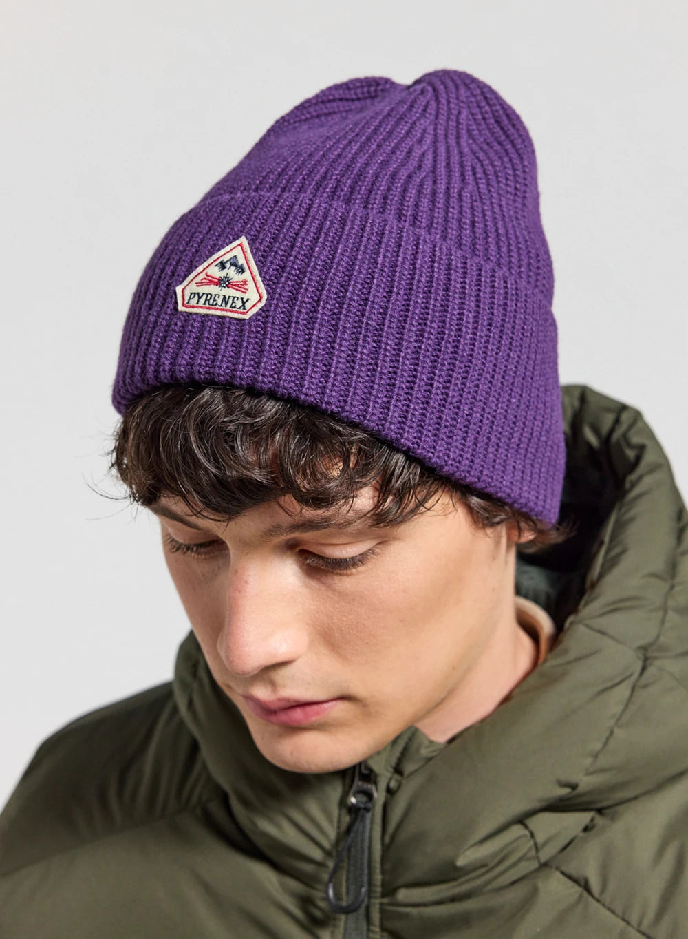 bonnet-pyrenex-gomma-bleu-violet image 2