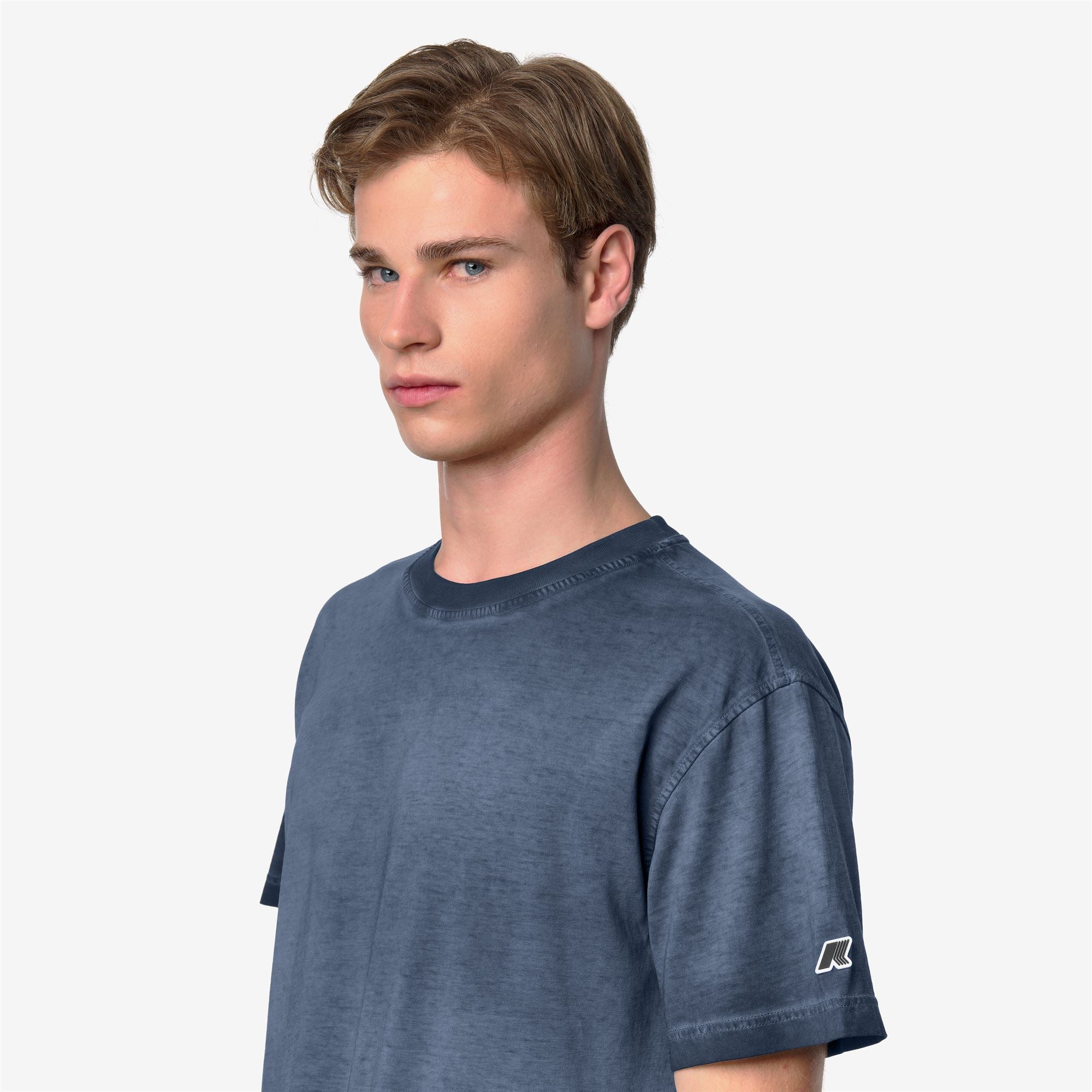 k-way-leo-lf-t-shirt-homme-blue-insignia image 4