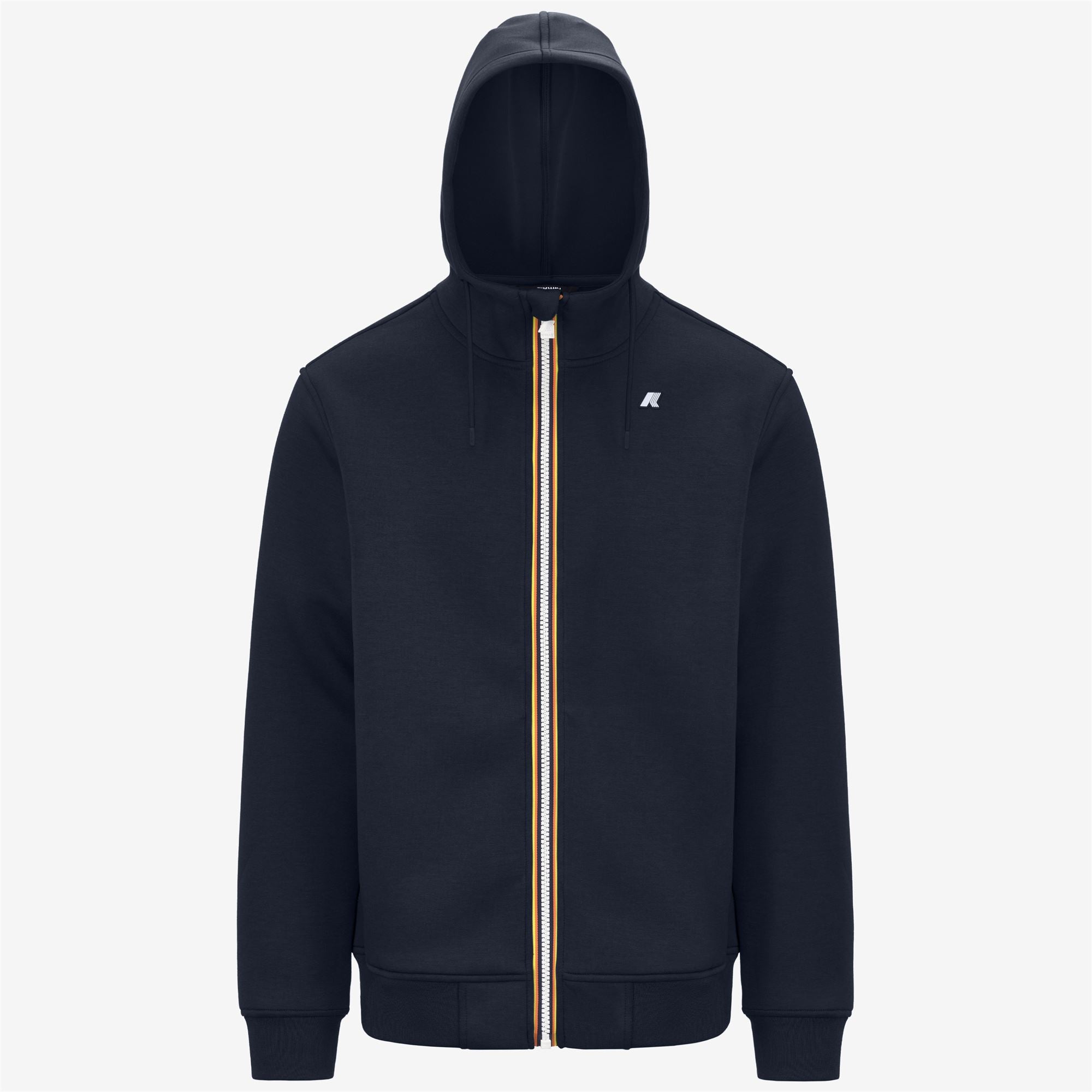 k-way-rainer-spacer-veste-polaire-zipp-e-capuche-homme-blue-depth image 5