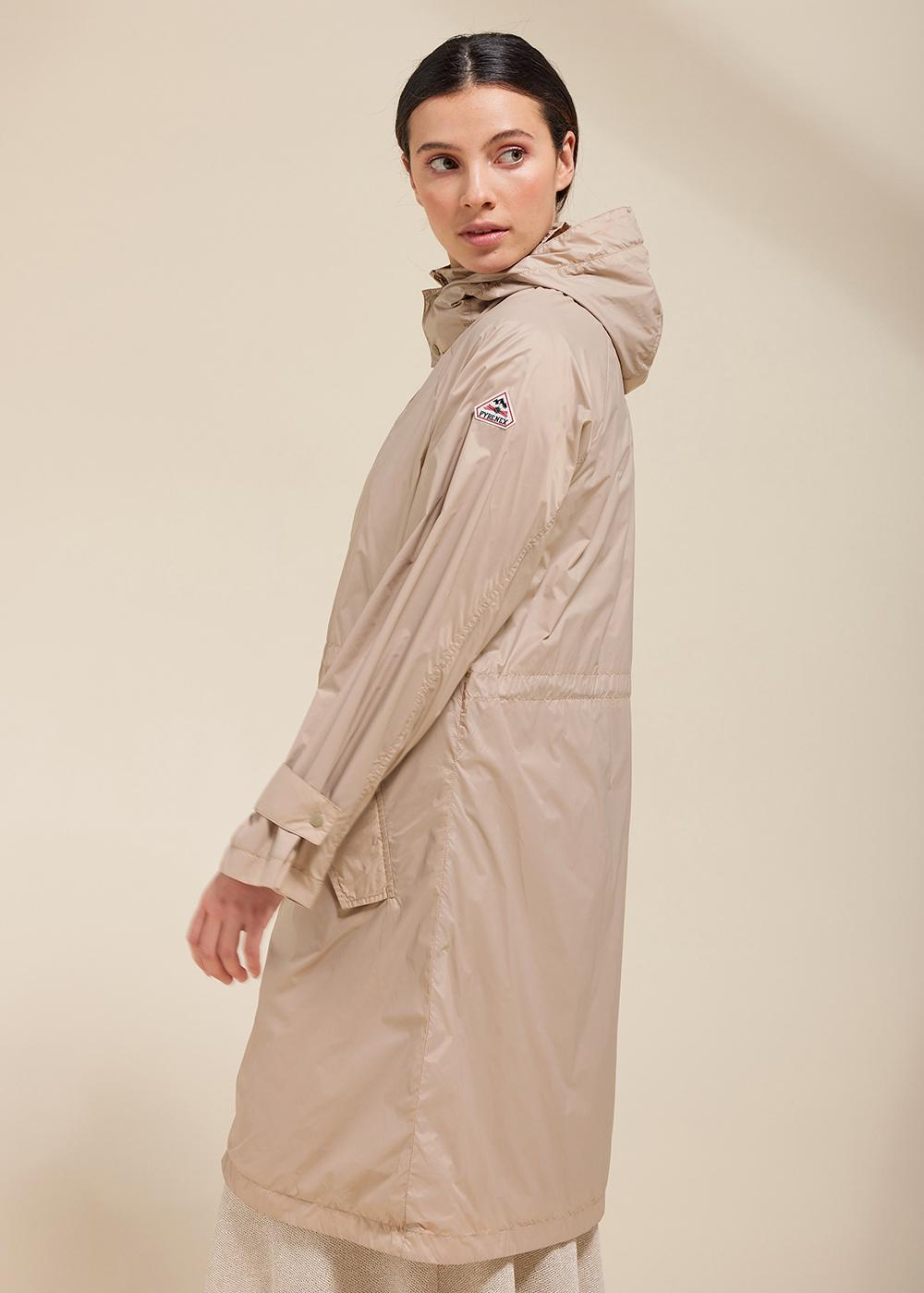 coupe-vent-long-femme-pyrenex-ariane-cuban-sand image 3