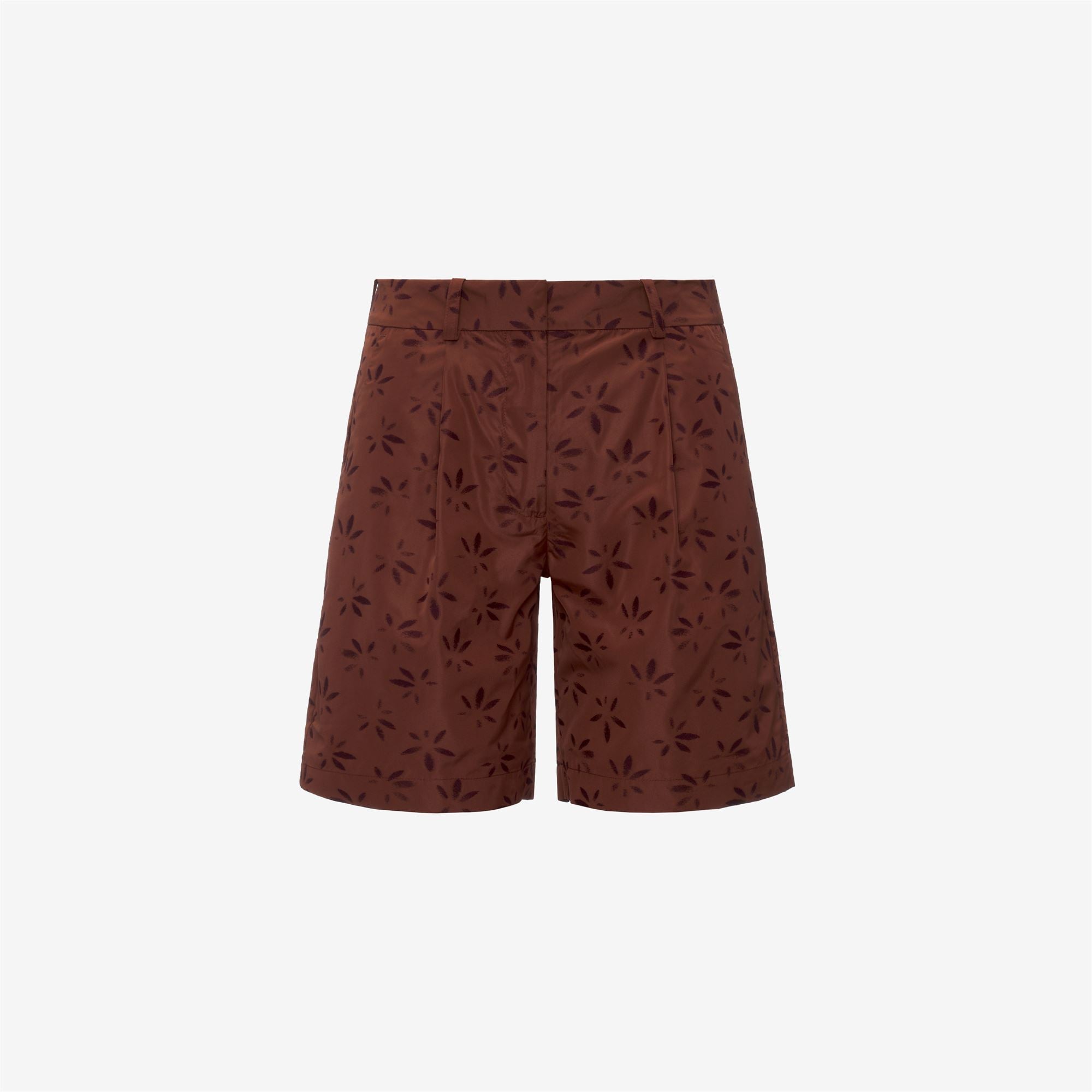 k-way-larose-emby-jacquard-shorts-de-sport-femme-brown-violet-jacquard image 5