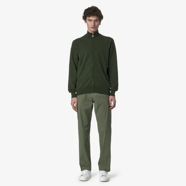 k-way-ralph-twill-tech-pantalon-chino-homme-green-lichen image 1