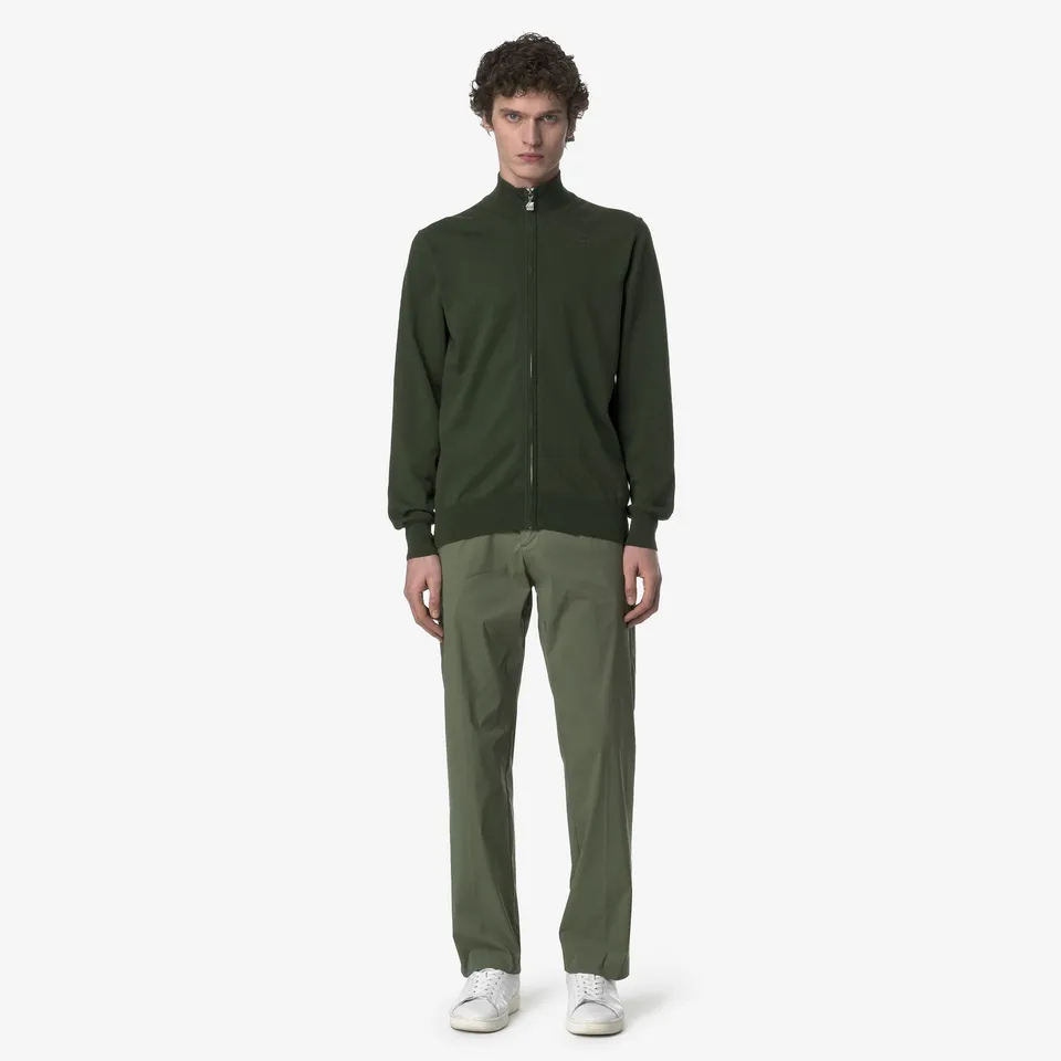 k-way-ralph-twill-tech-pantalon-chino-homme-green-lichen image 1