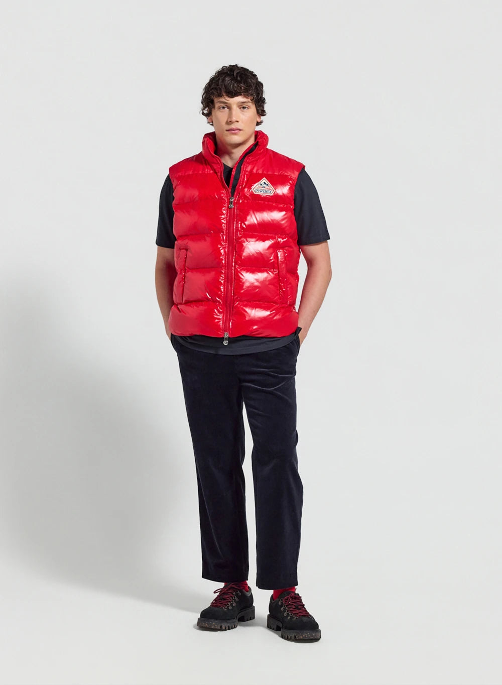 pyrenex-john-gilet-doudoune-sans-manches-unisexe-rouge image 3