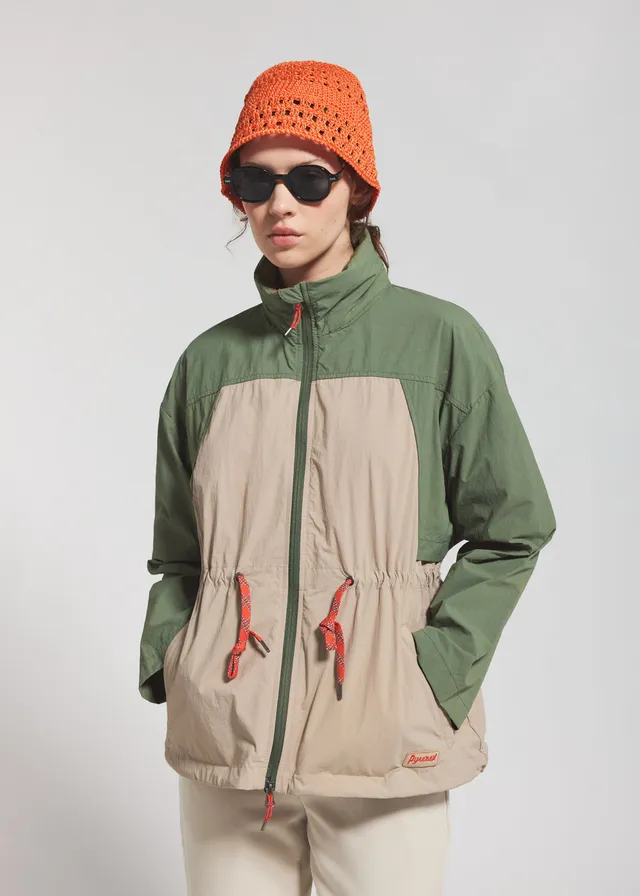 pyrenex-climb-coupe-vent-court-femme-khaki image 1