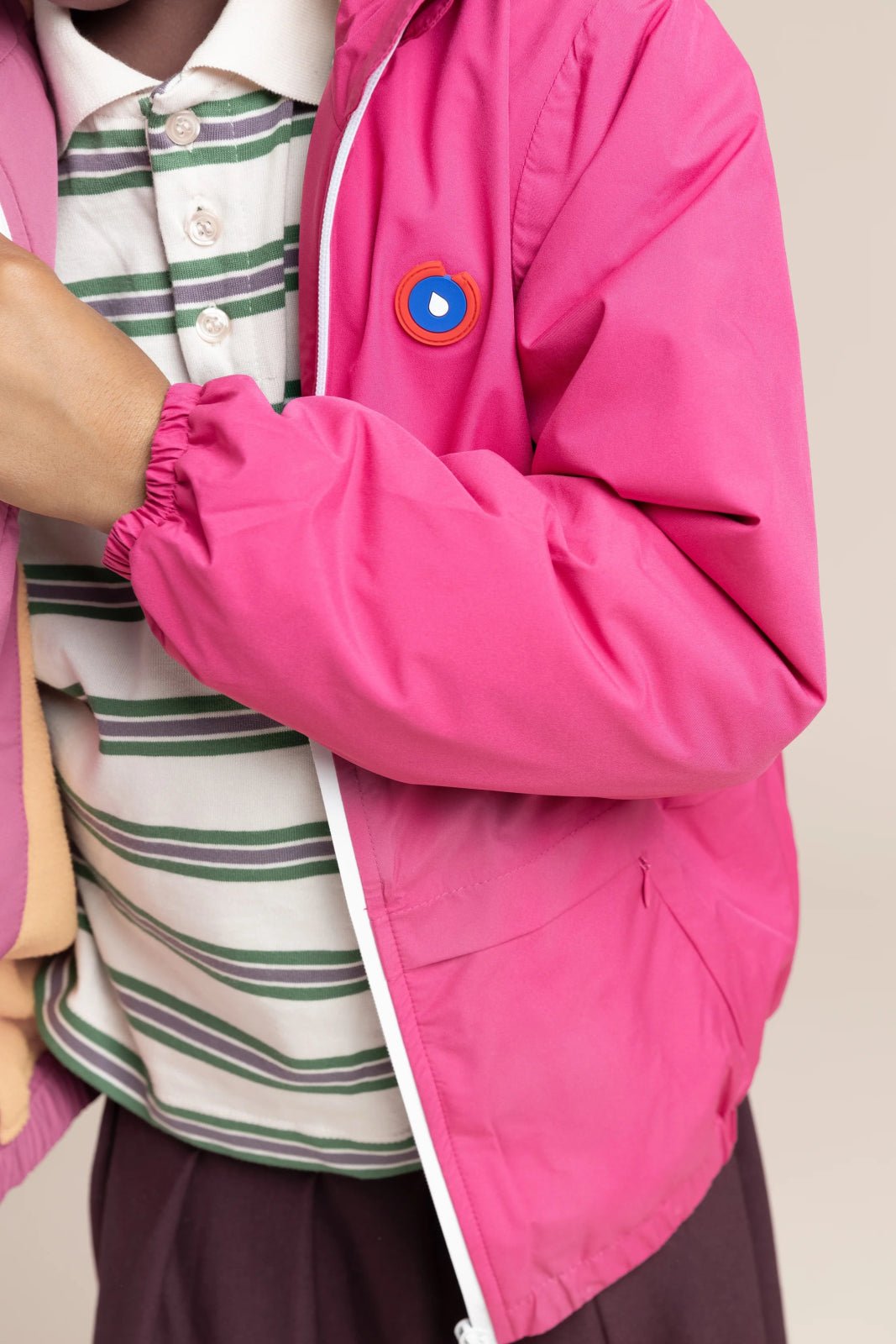 flotte-magenta-cadet-parka-courte-doubl-e-polaire-bleu-ciel image 8