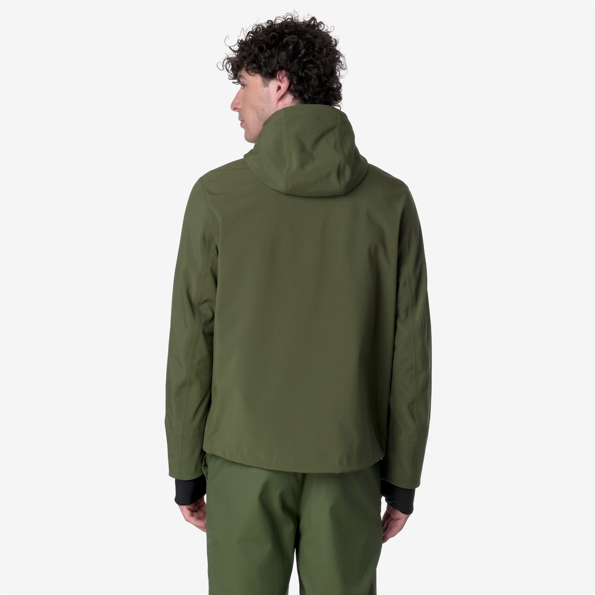 k-way-jacko-bonded-veste-courte-homme-green-c-blue-d image 3