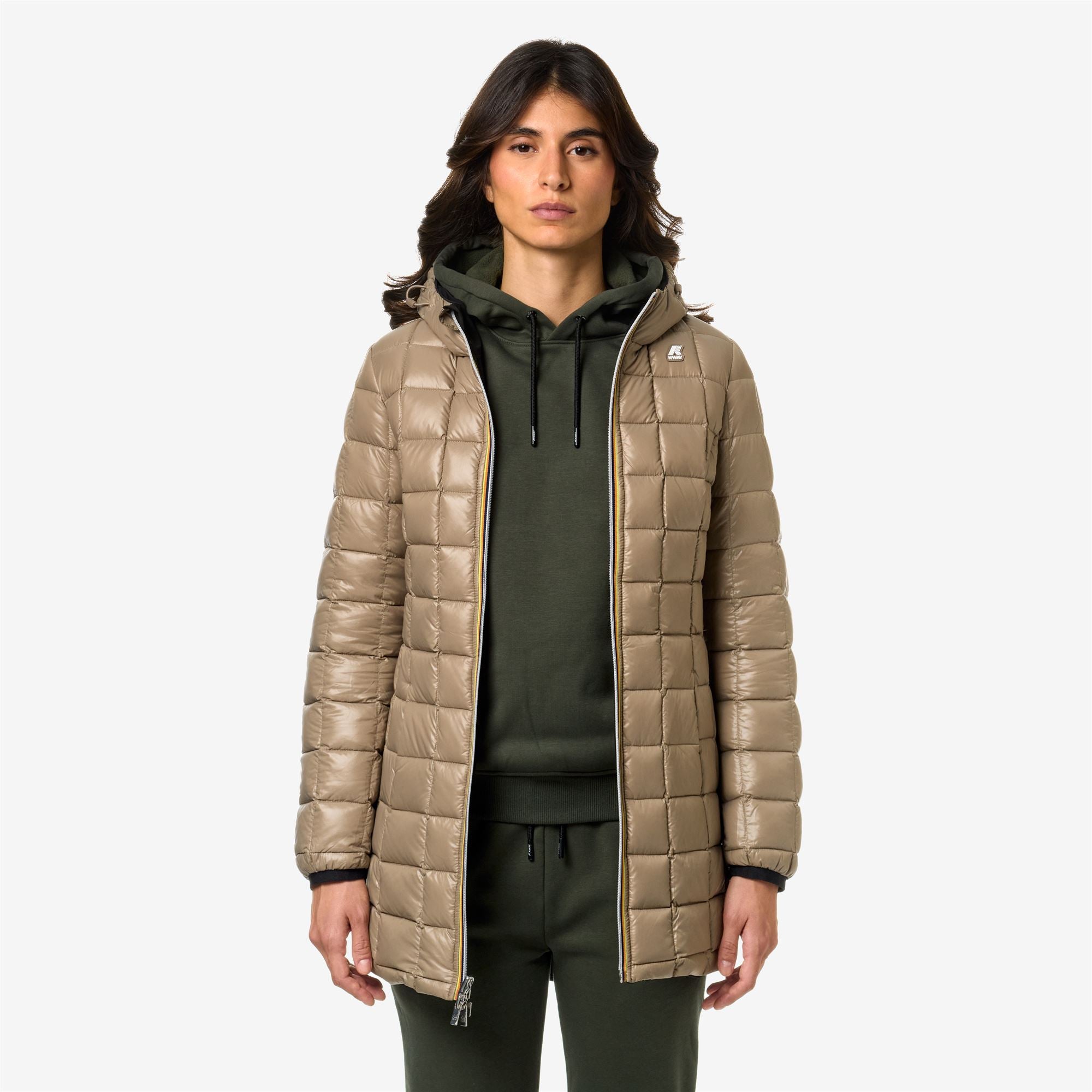 k-way-denise-st-thermo-double-veste-3-4-femme-black-p-beige-t image 4