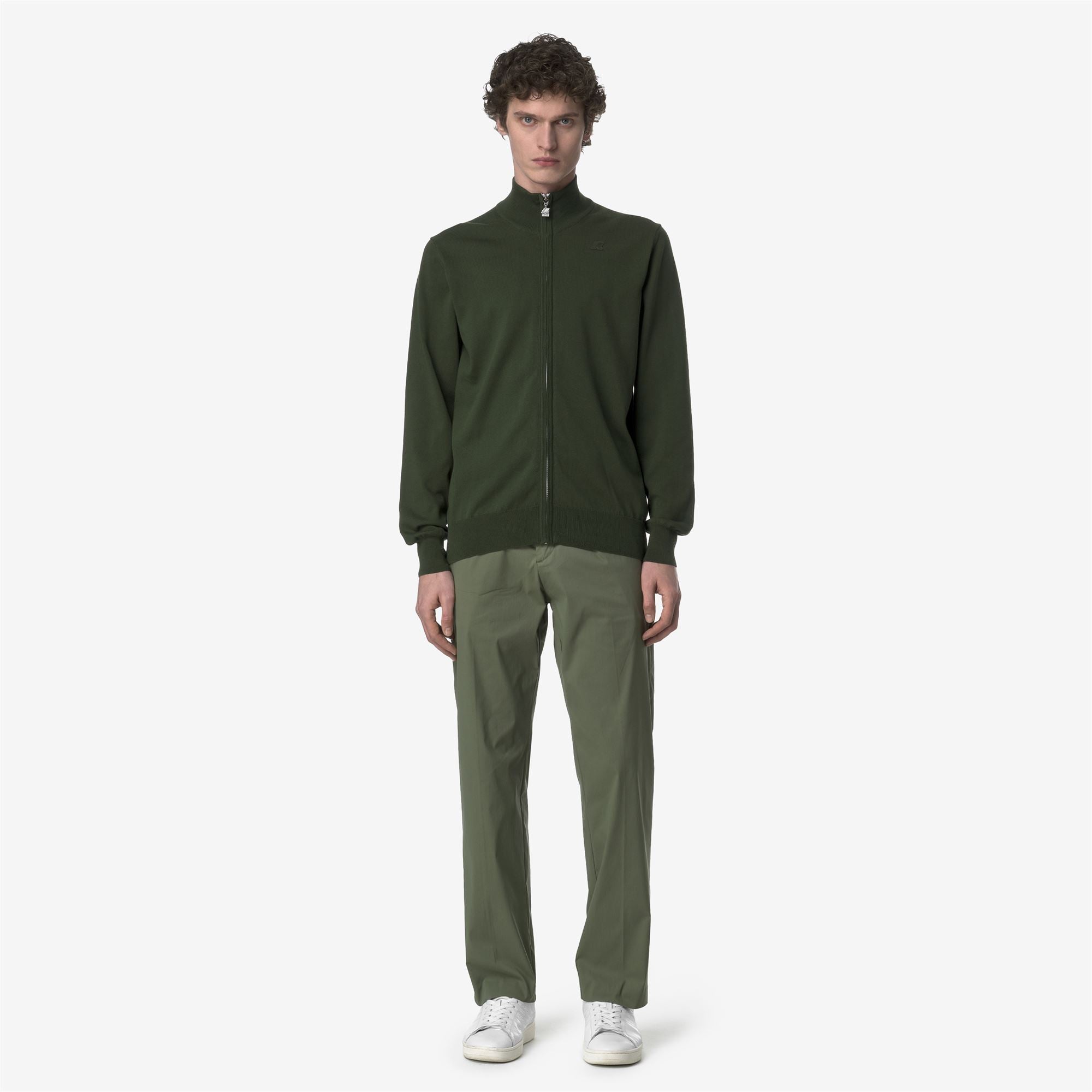 k-way-ralph-twill-tech-pantalon-chino-homme-green-lichen image 1