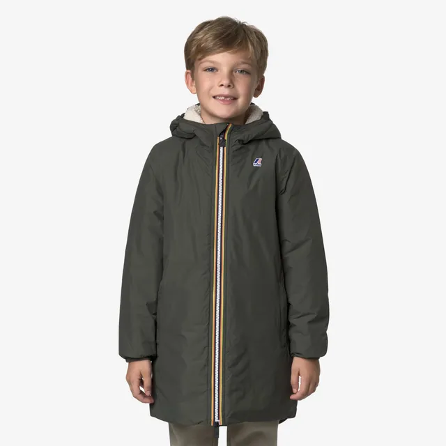 k-way-p-le-vrai-4-0-eiffel-orsetto-3-4-enfant-unisexe-green-blackish image 1