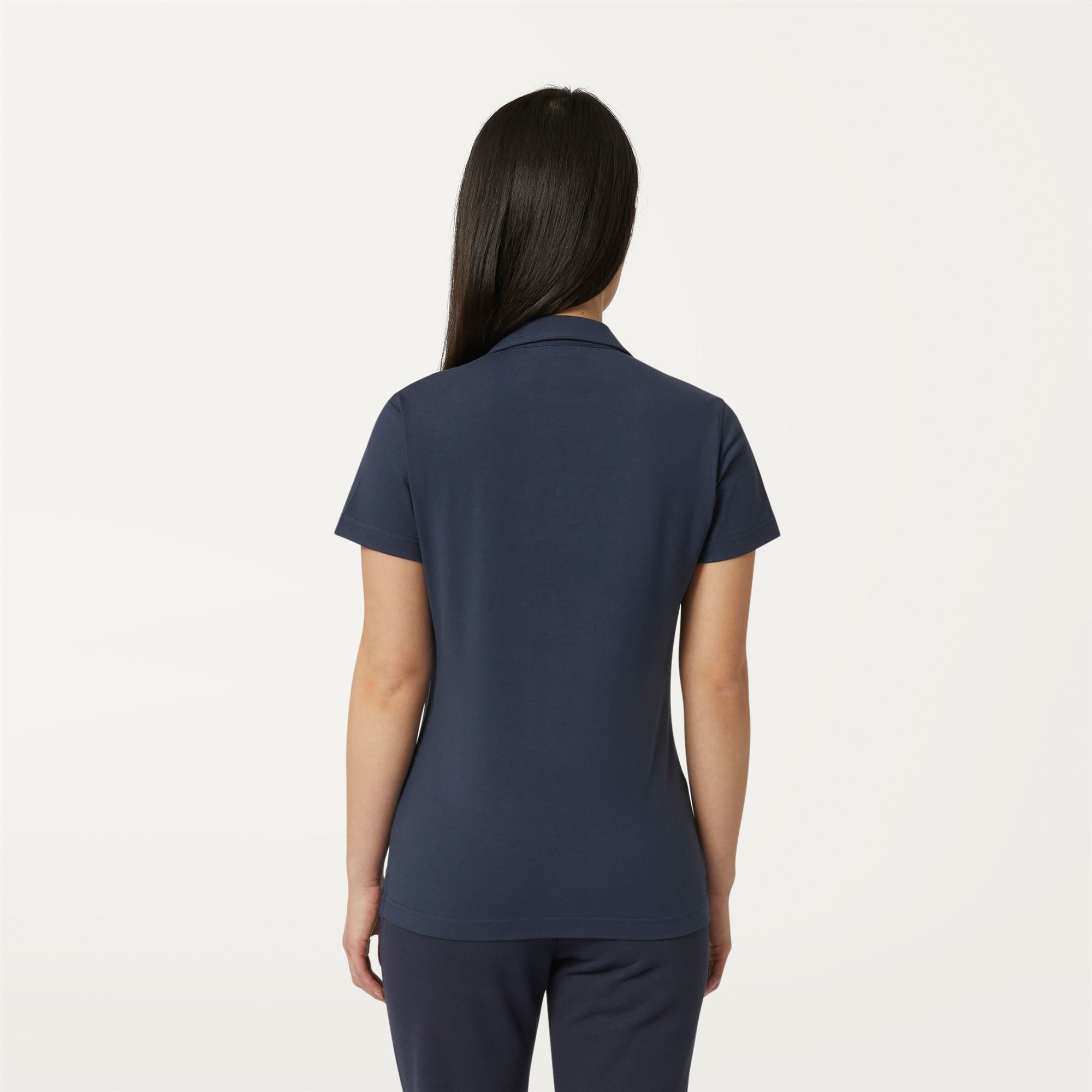 k-way-charlette-polo-femme-blue-depth image 3