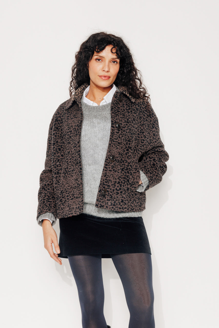 trench-coat-galana-manteau-court-oversize-jacquard-l-opard image 3