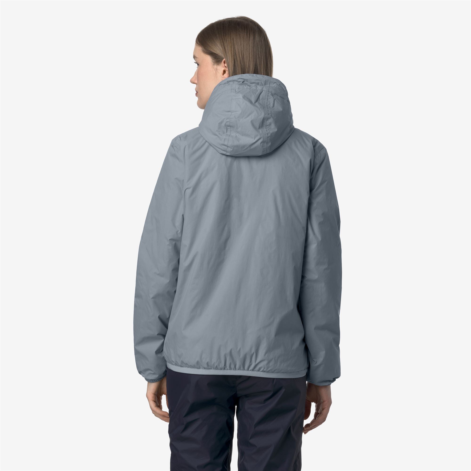 k-way-le-vrai-4-0-claude-warm-veste-mi-longue-unisexe-grey-md image 4