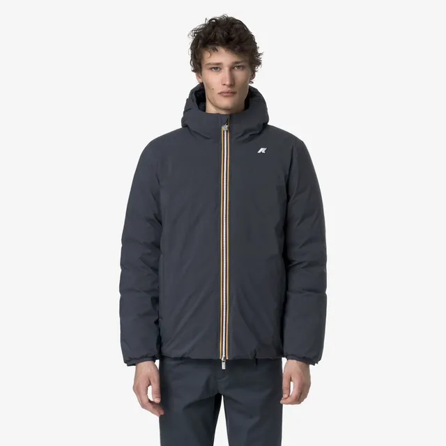 k-way-jack-st-thermo-double-veste-courte-homme-blue-airforce image 1