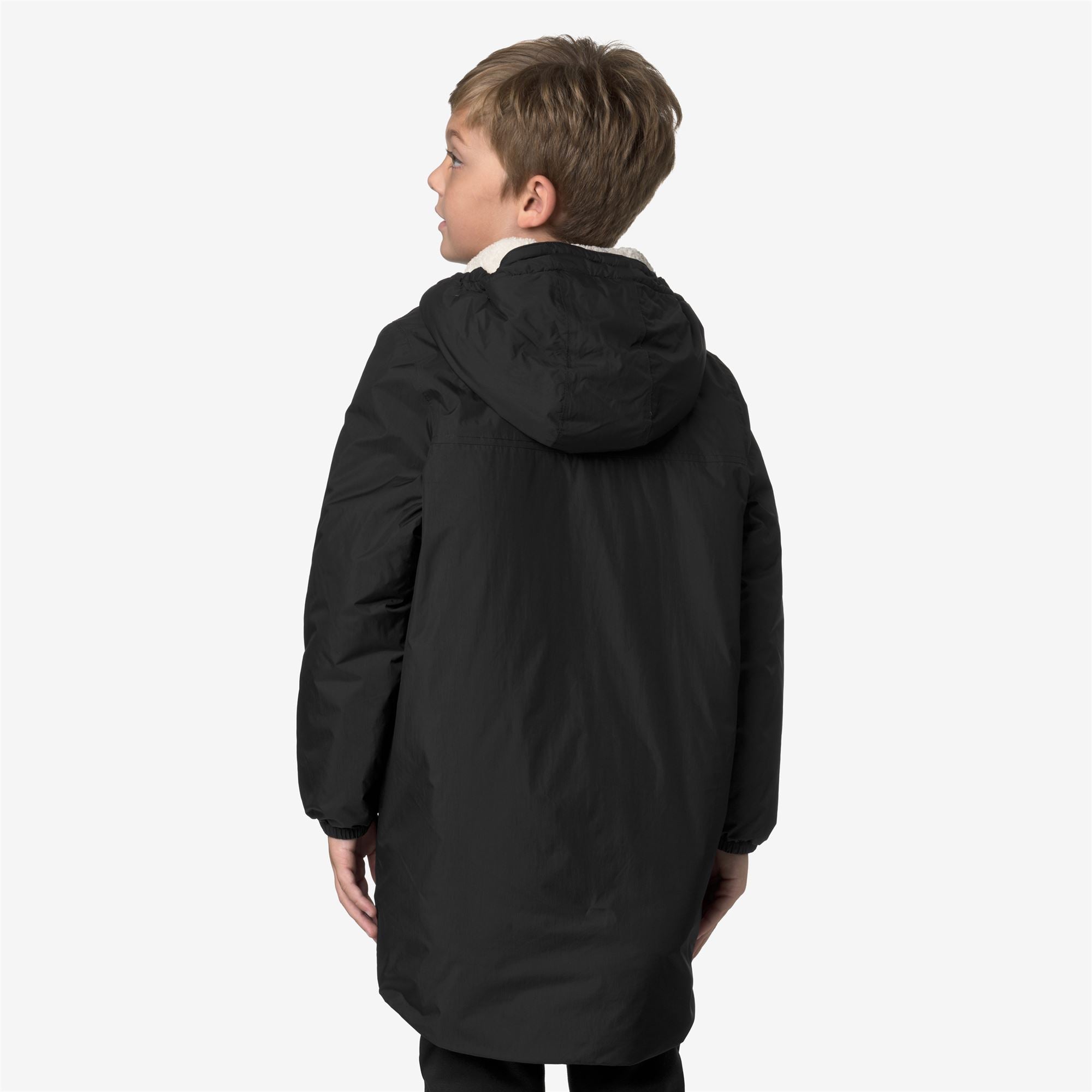 k-way-le-vrai-4-0-eiffel-orsetto-coupe-vent-enfant-black-pure image 3