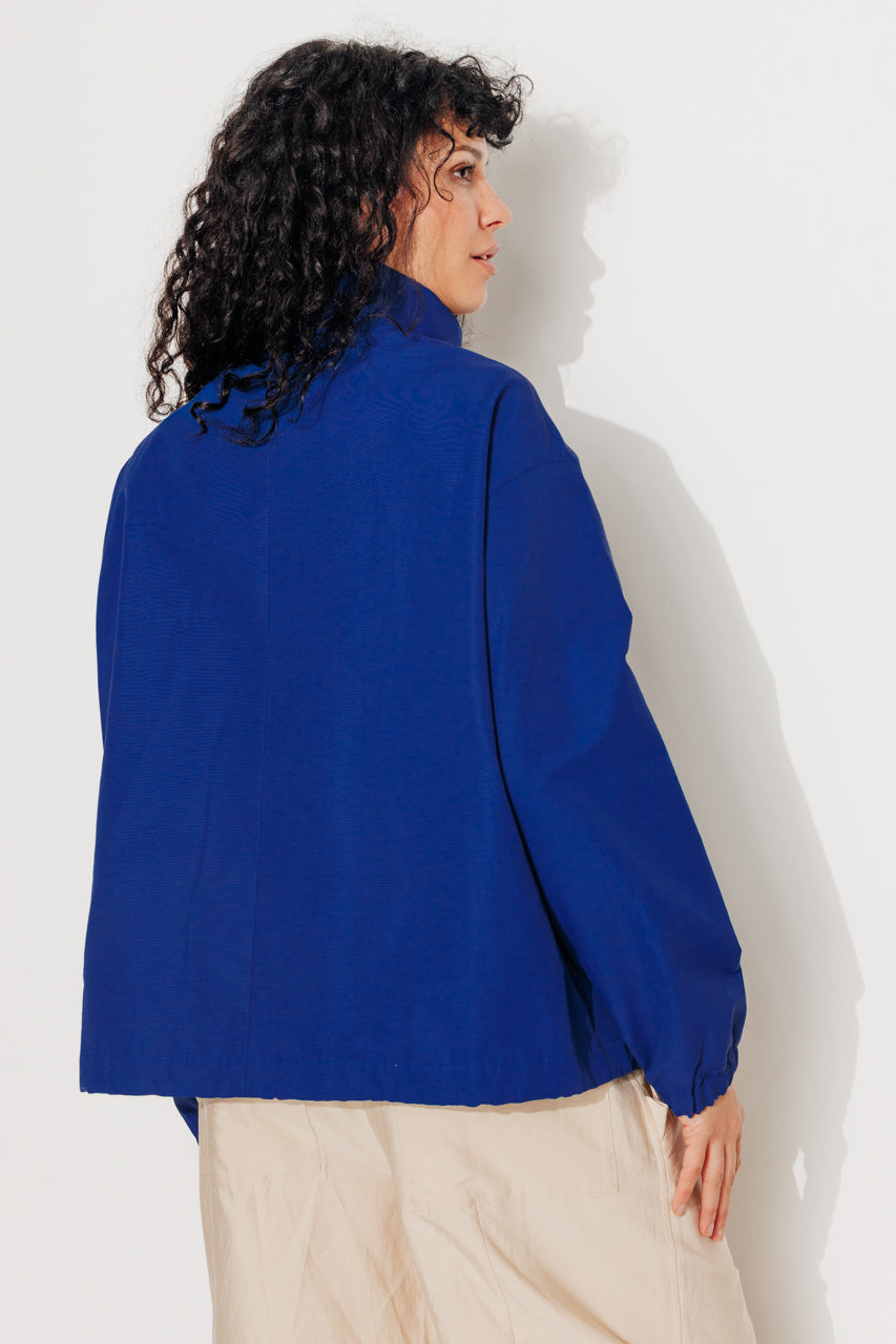 trench-coat-musa-blouson-oversize-coton-doubl-bleu image 8