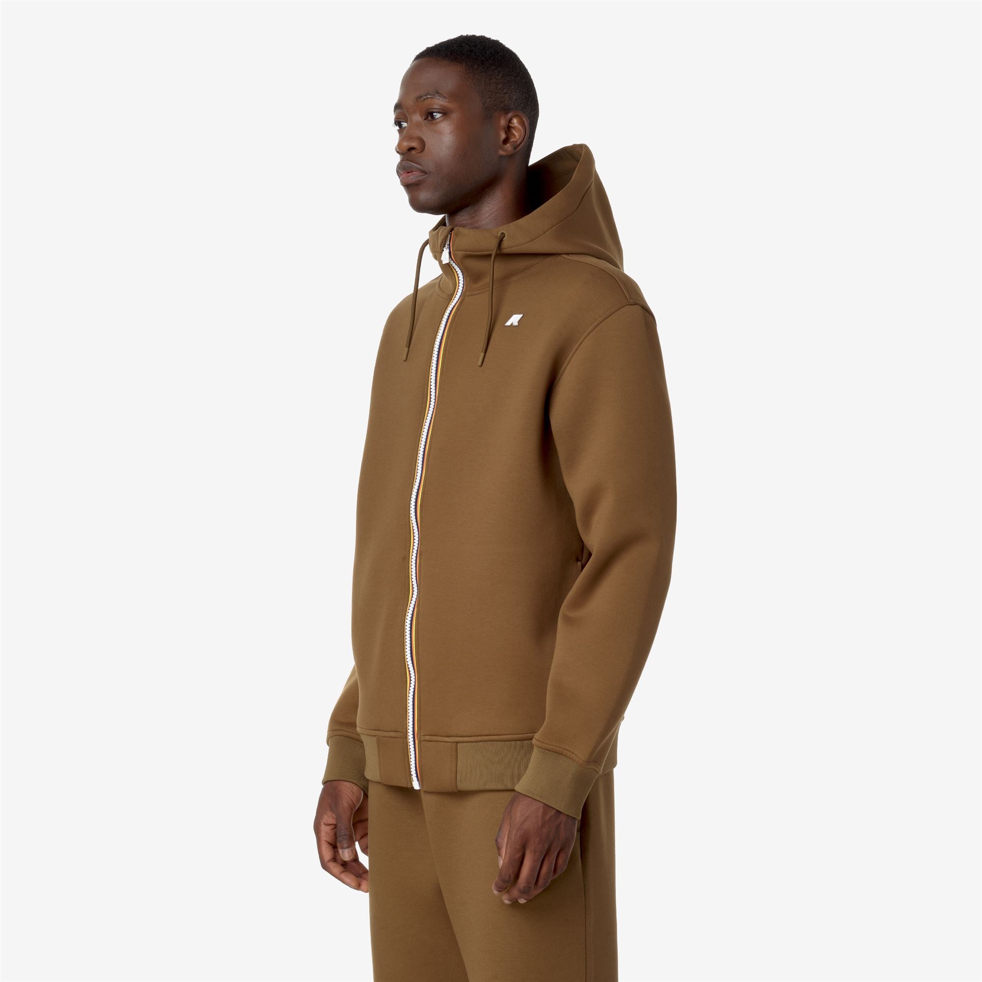 k-way-rainer-spacer-veste-polaire-homme-brown-corda image 2