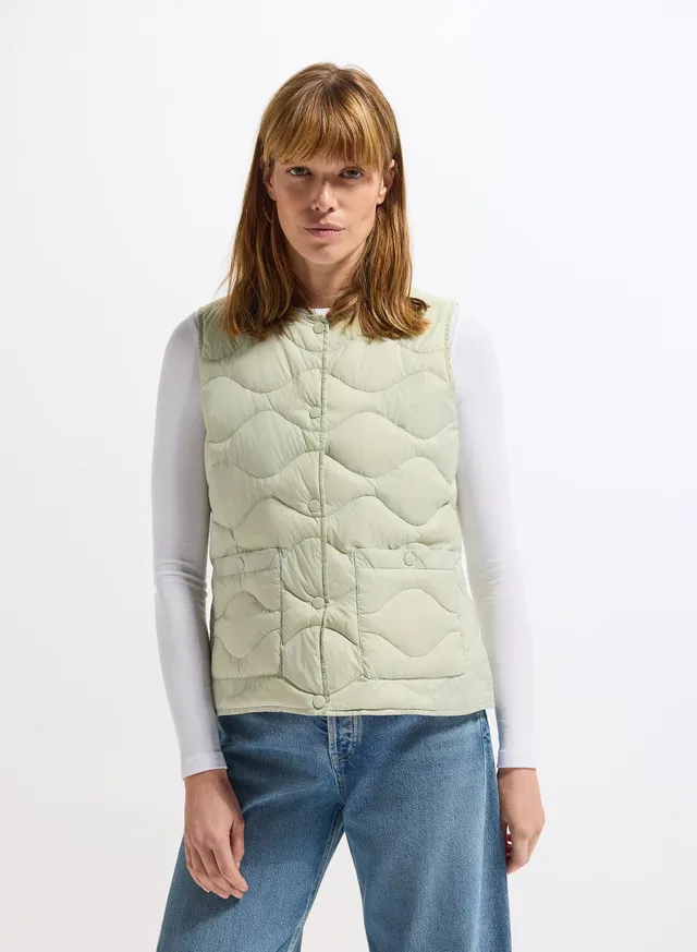 pyrenex-orite-vest-gilet-sans-manches-femme-verte-pastel-ultra-l-ger image 1