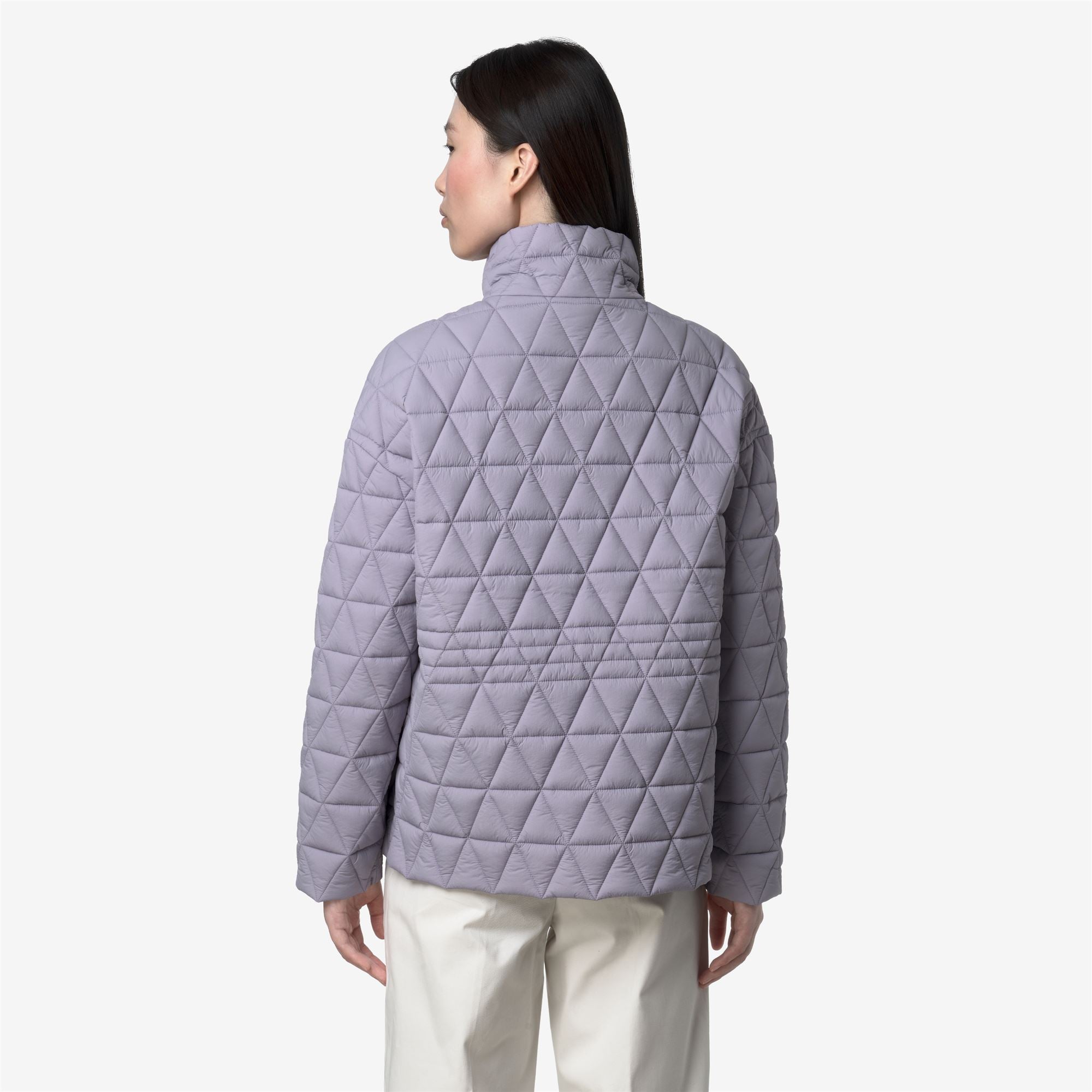 k-way-selene-diamond-quilted-warm-veste-mi-longue-femme-violet-lavender image 3