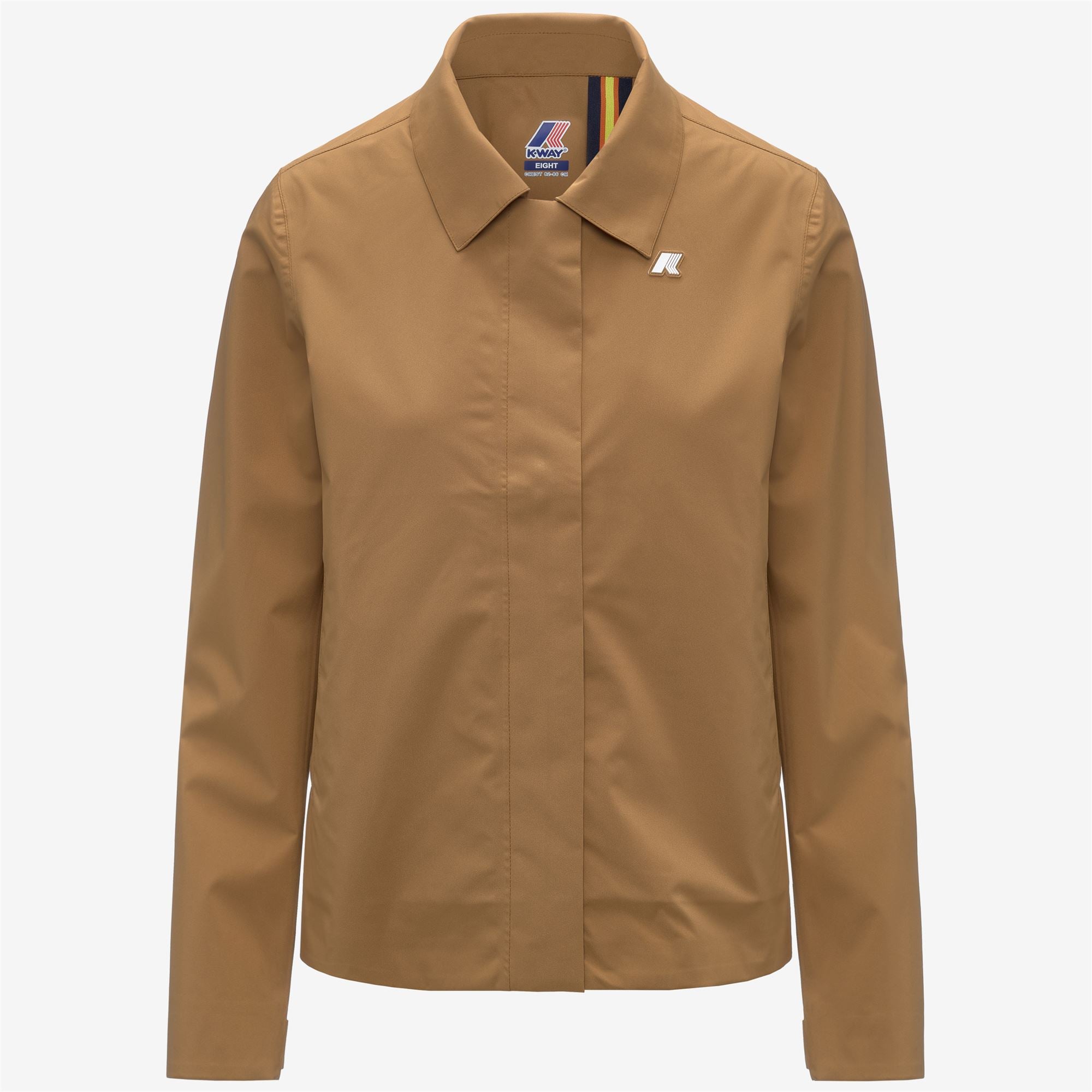 k-way-arabel-stretch-2l-veste-courte-femme-brown-bistre image 5