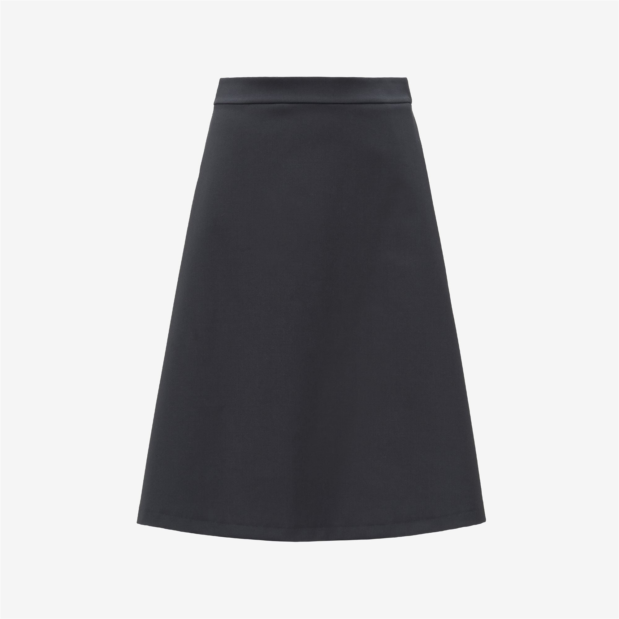 k-way-sherry-wool-shiny-twill-jupe-midi-femme-blue-night image 5
