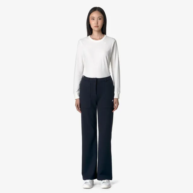 k-way-janinne-light-spacer-pantalon-de-sport-femme-blue-depth image 1
