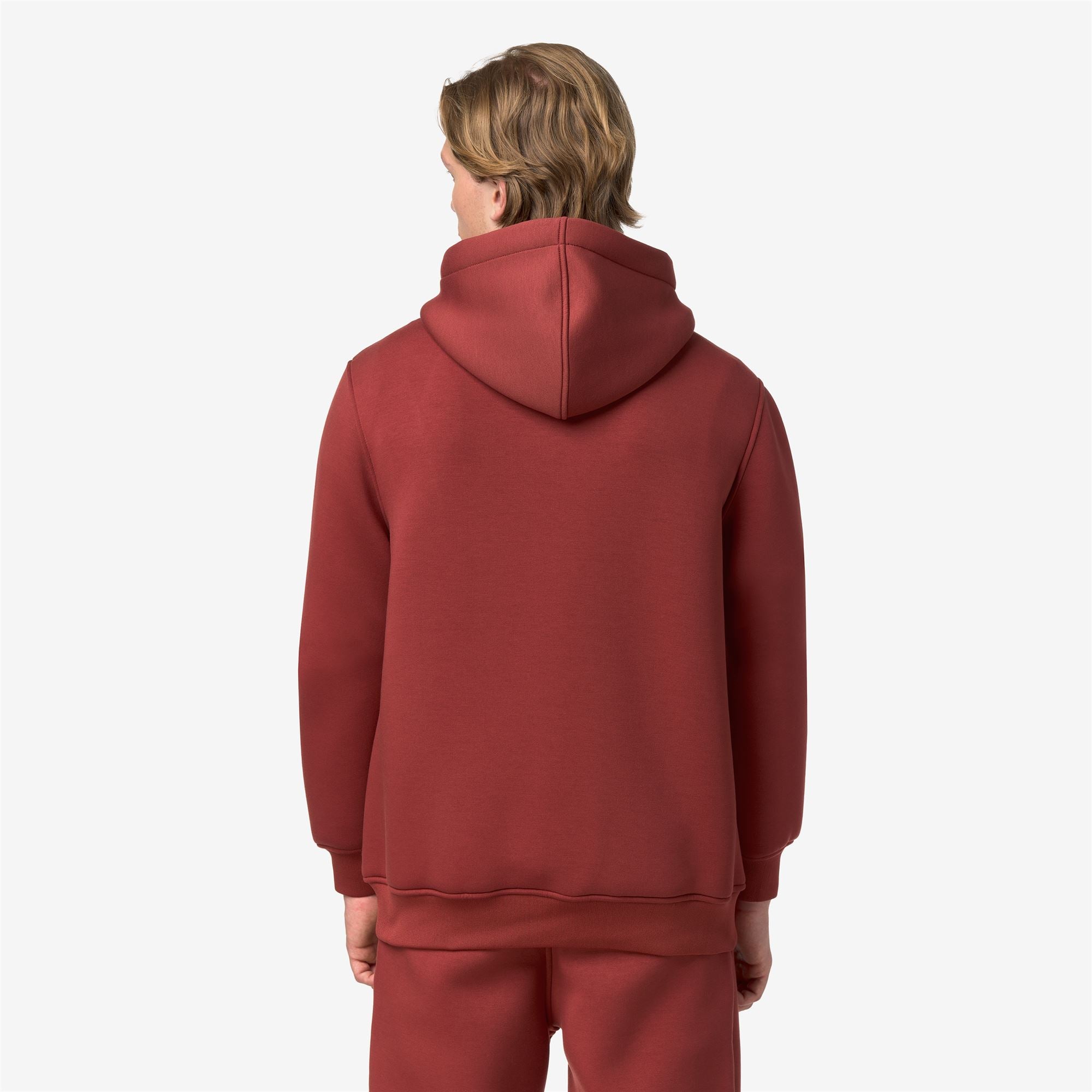 k-way-bernie-spacer-pull-over-polaire-homme-red-dk-chili image 3