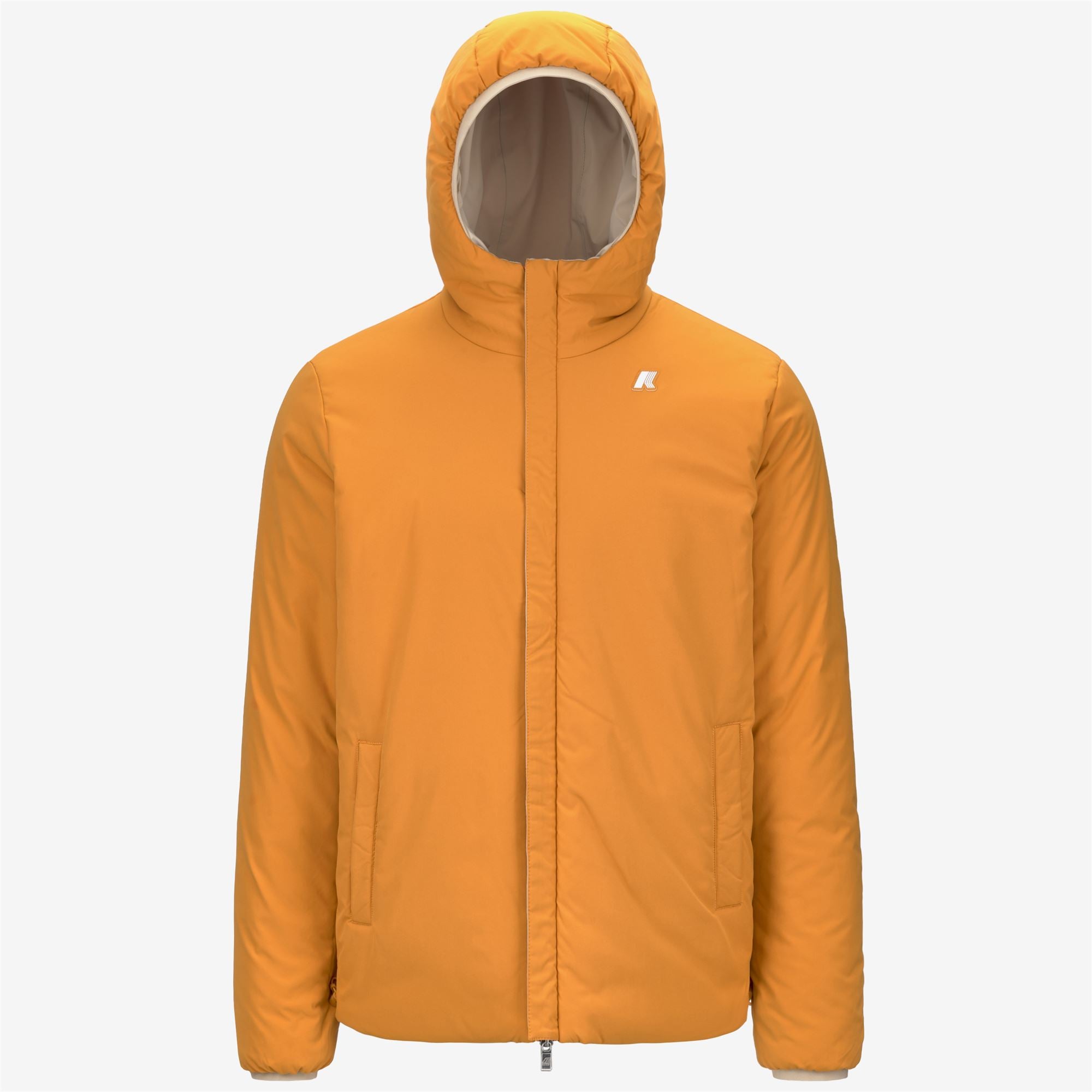k-way-jack-st-warm-double-veste-court-homme-beige-g-yellow-i image 6