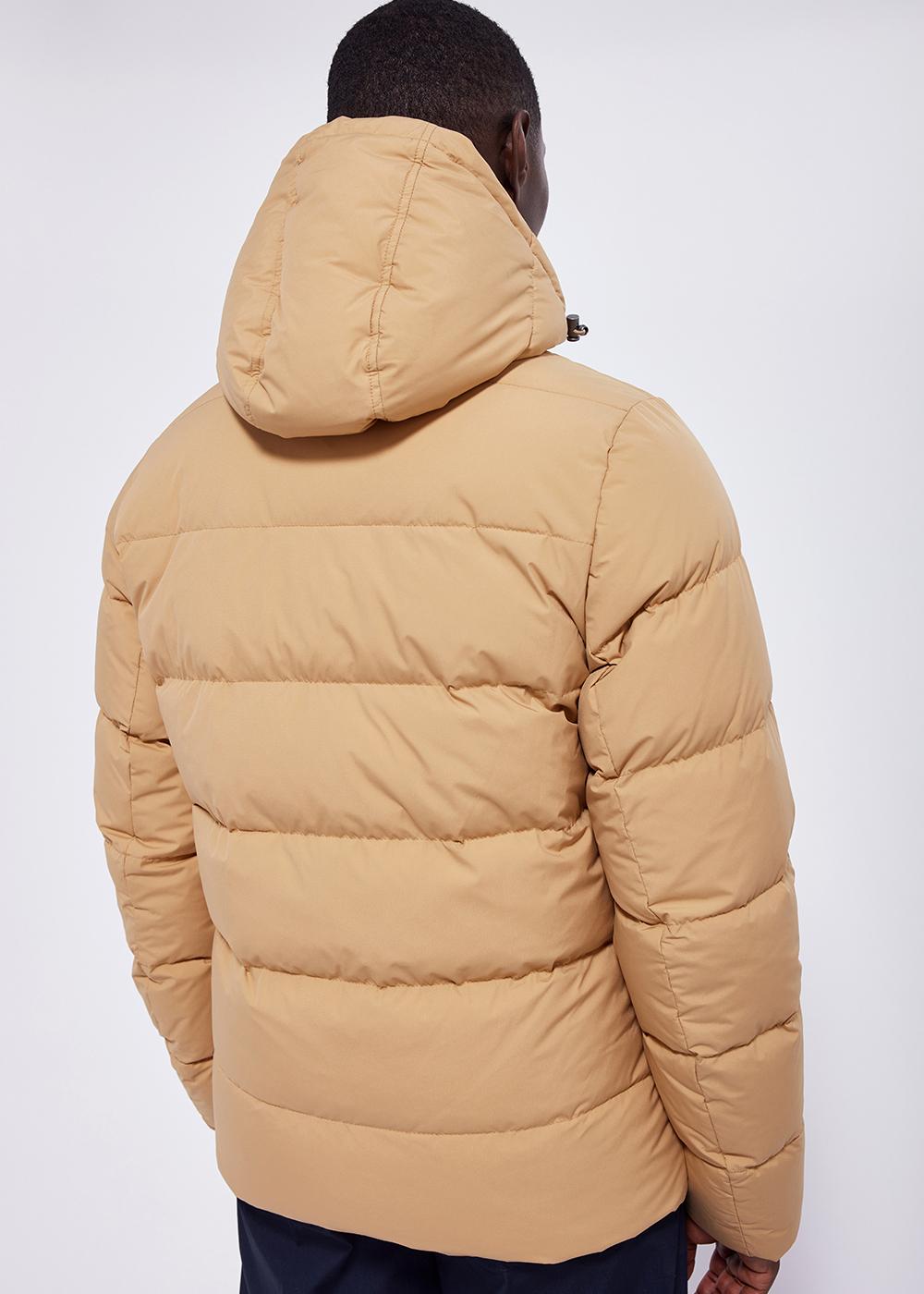 pyrenex-spoutnic-doudoune-homme-capuche-amovible-iced-coffee image 4