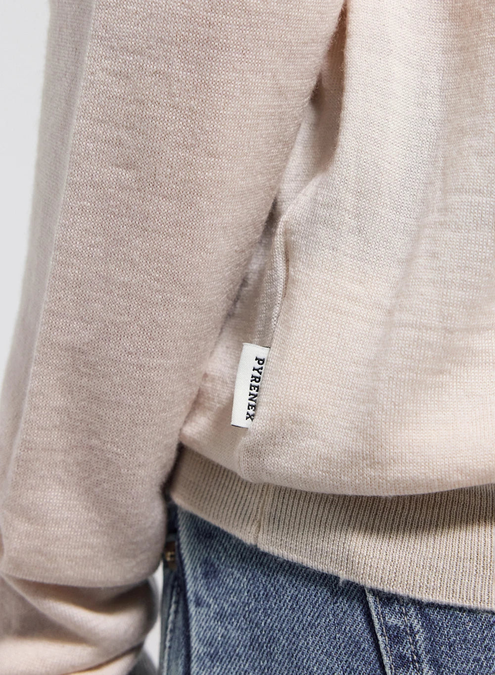 pull-fin-col-rond-en-laine-m-rinos-femme-pyrenex-mysig-cr-me image 4