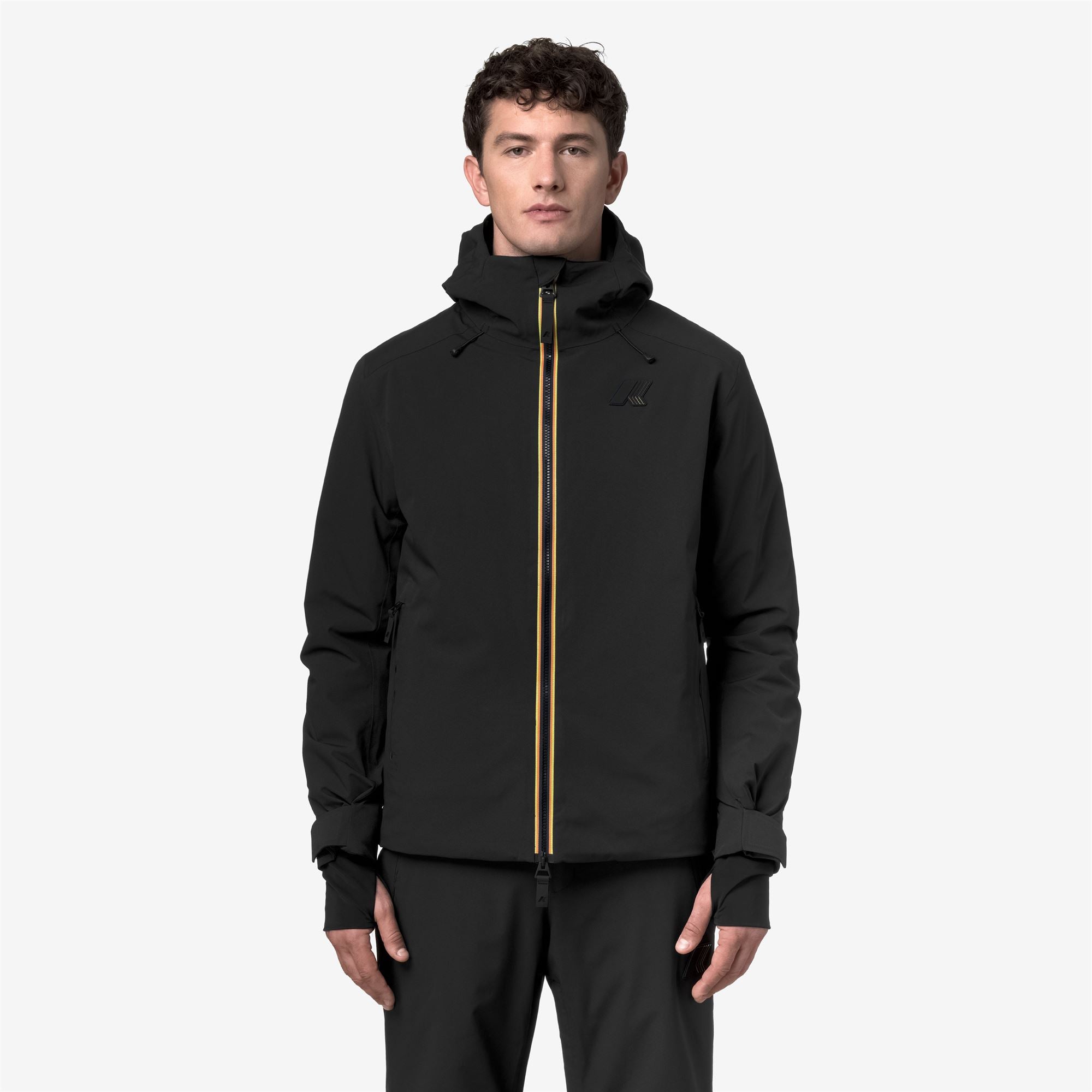 k-way-lesarcs-2l-twill-veste-de-ski-milieu-homme-black-pure image 1