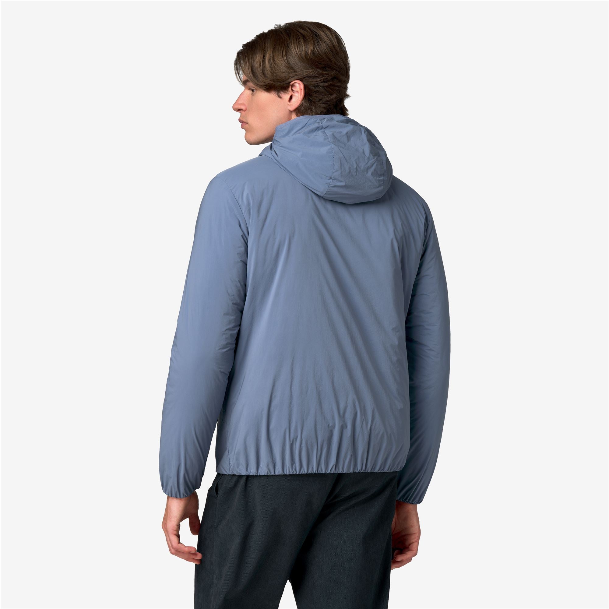 k-way-jack-plain-warm-veste-courte-homme-blue-wild image 3