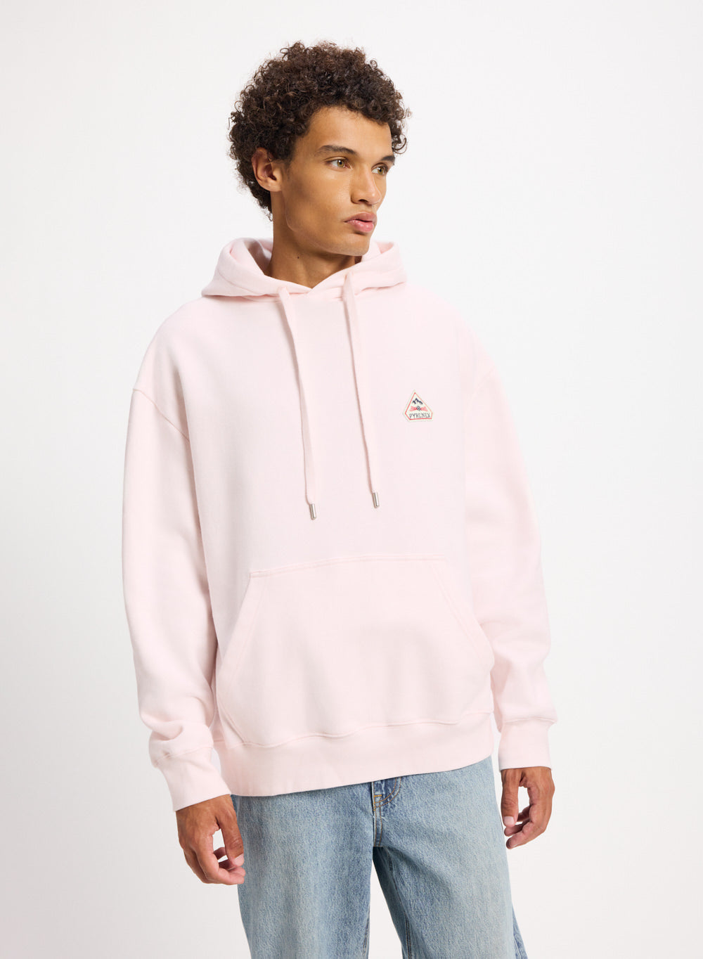 pyrenex-larcis-sweat-capuche-unisexe-rose-poudr image 2