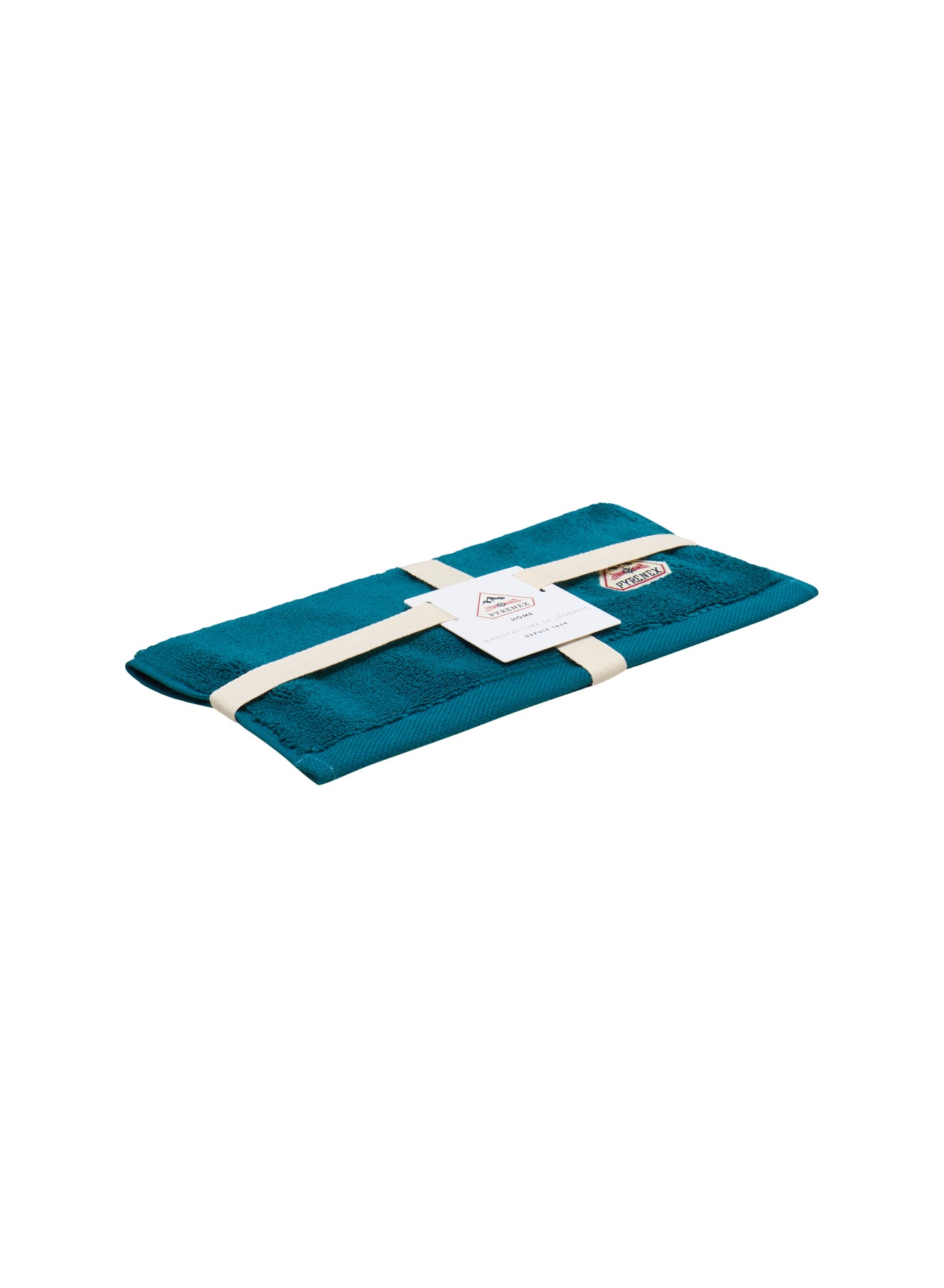pyrenex-hana-serviette-visage-bleu-paon-100-coton-600-g-m image 3
