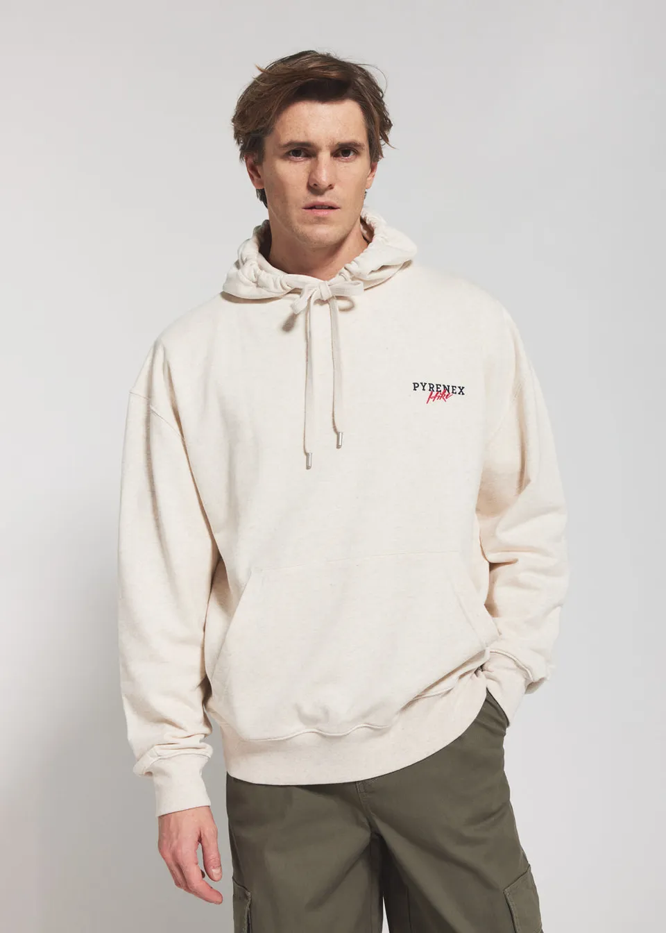 pyrenex-sierra-pullover-unisexe-capuche-coton-biologique-cr-me image 1