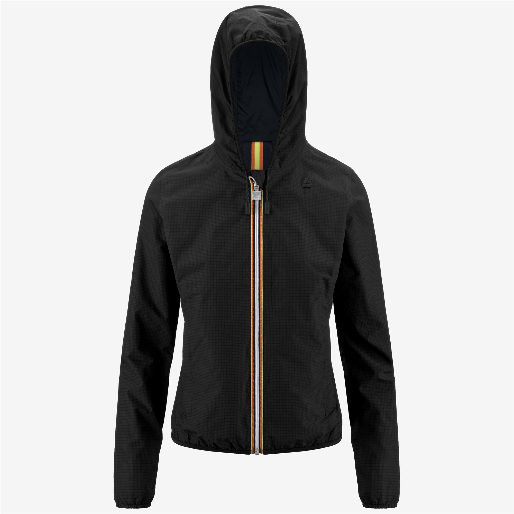 k-way-lily-double-ripstop-veste-courte-femme-black-pure-blue-depht image 1
