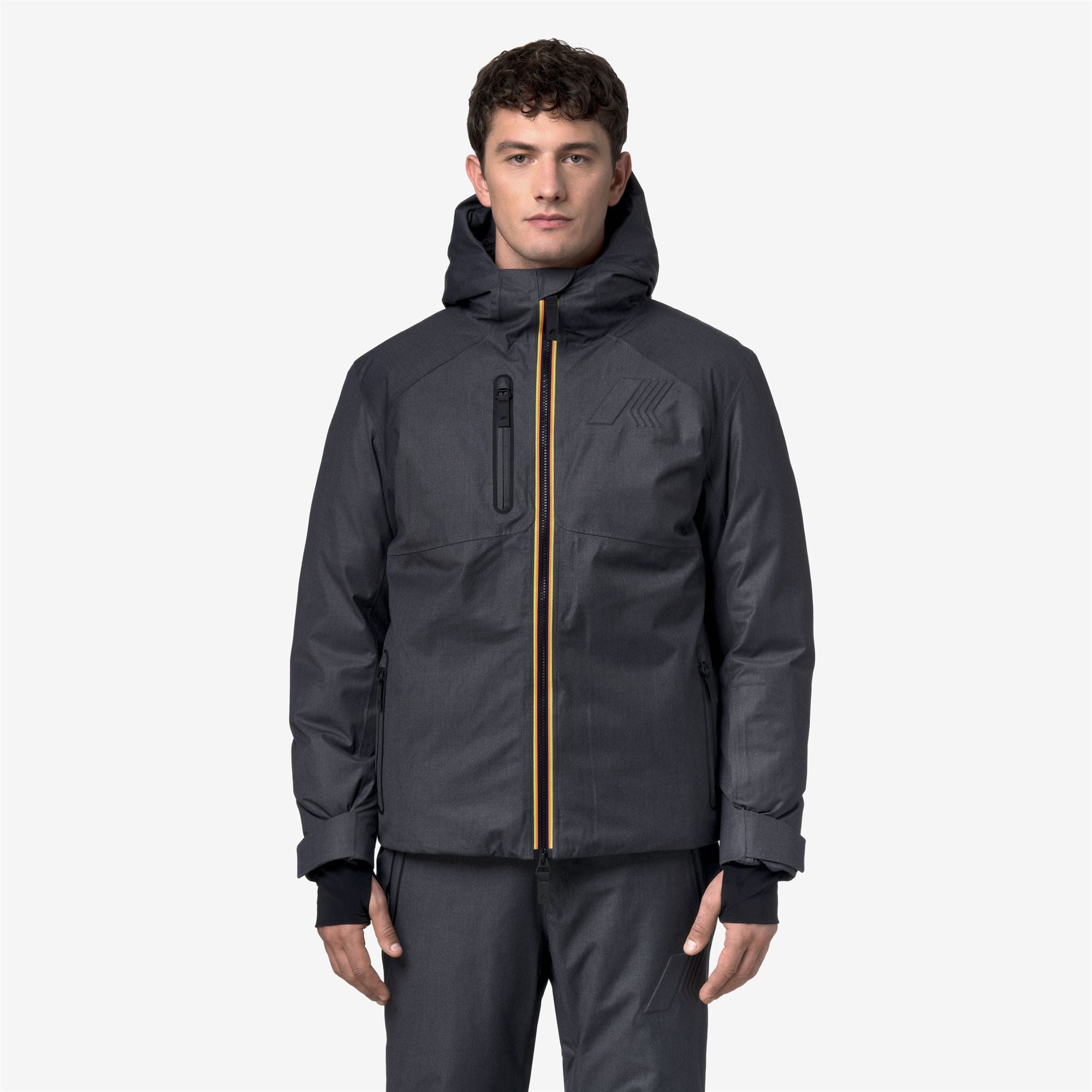 k-way-beaufortain-2l-veste-ski-homme-grey-grisaille image 1